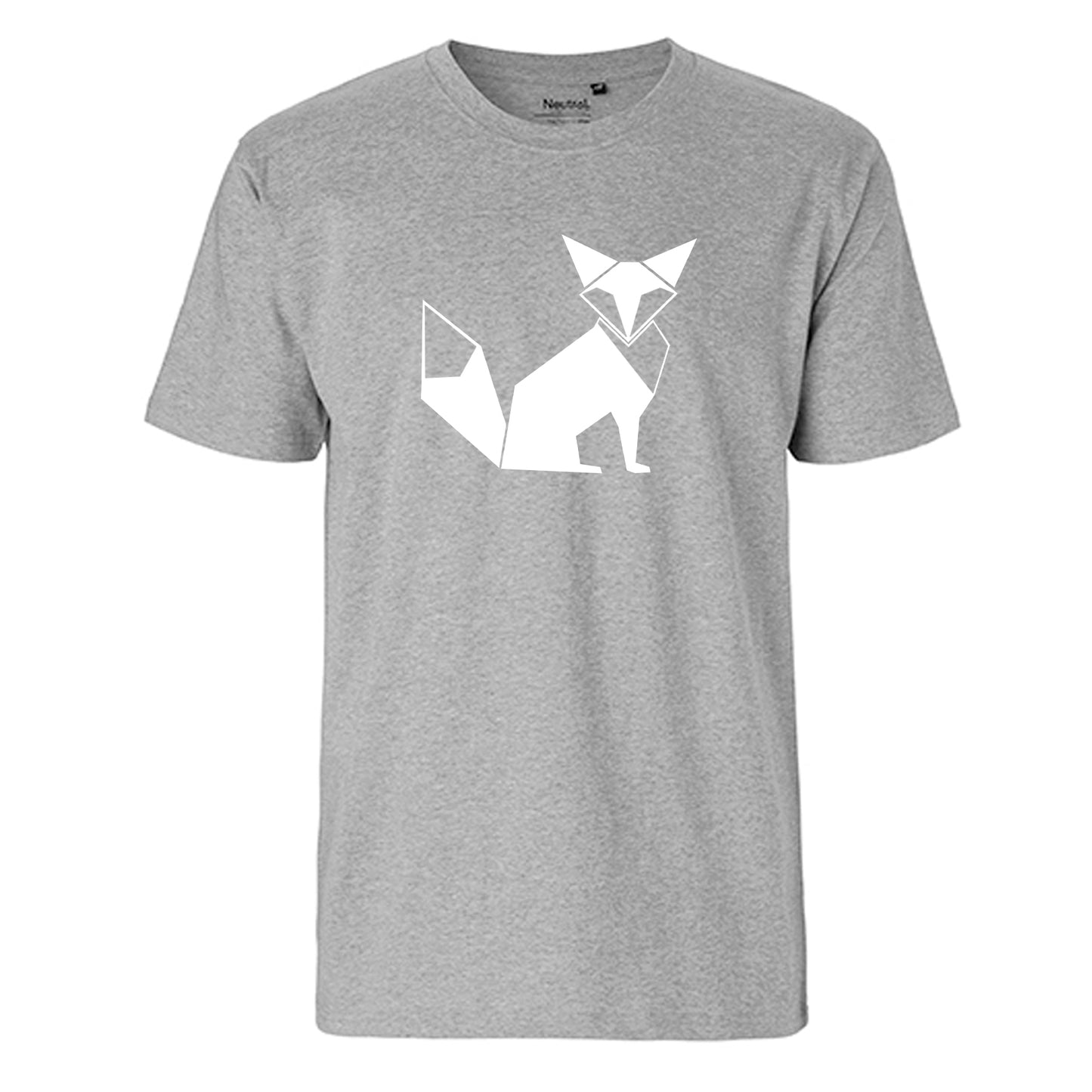FairTrade men's t-shirt 'Fuchs Origami' organic cotton