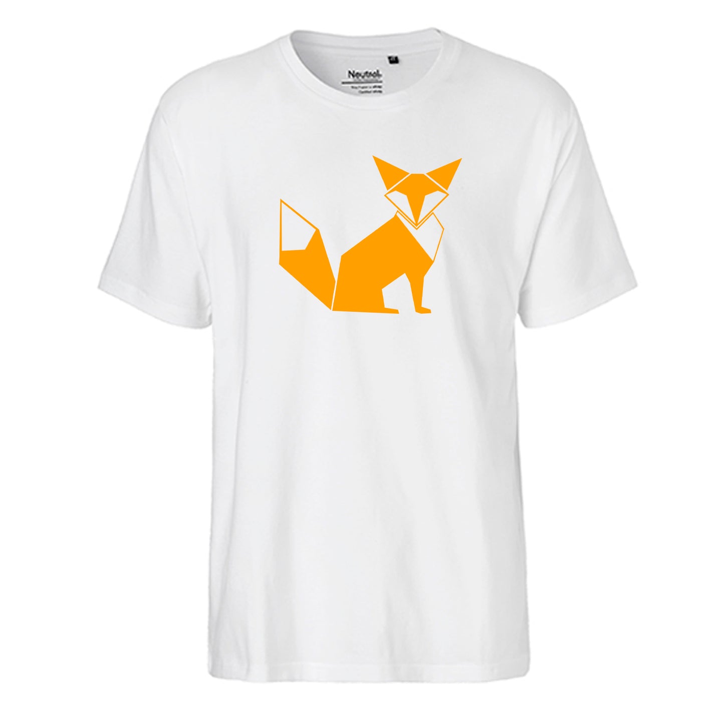 FairTrade men's t-shirt 'Fuchs Origami' organic cotton