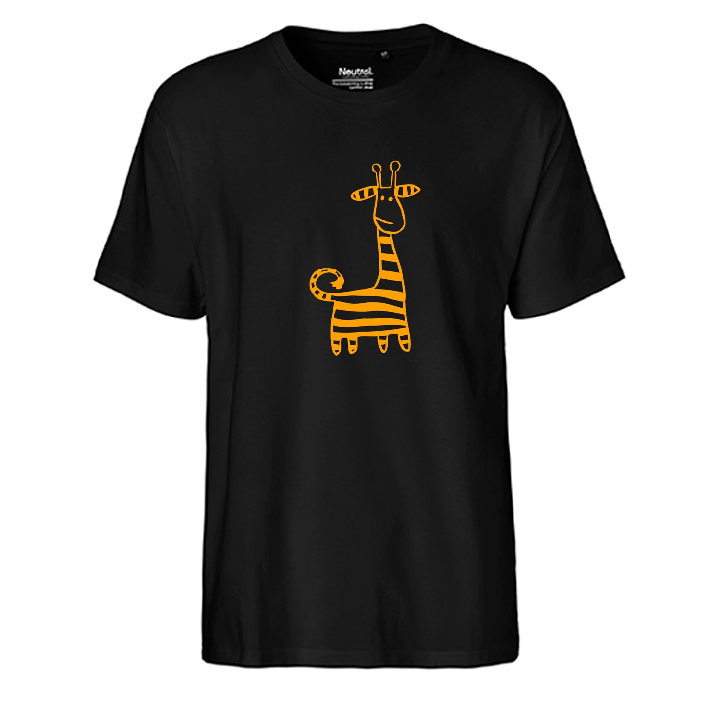 FairTrade men's t-shirt 'Deer Origami' organic cotton