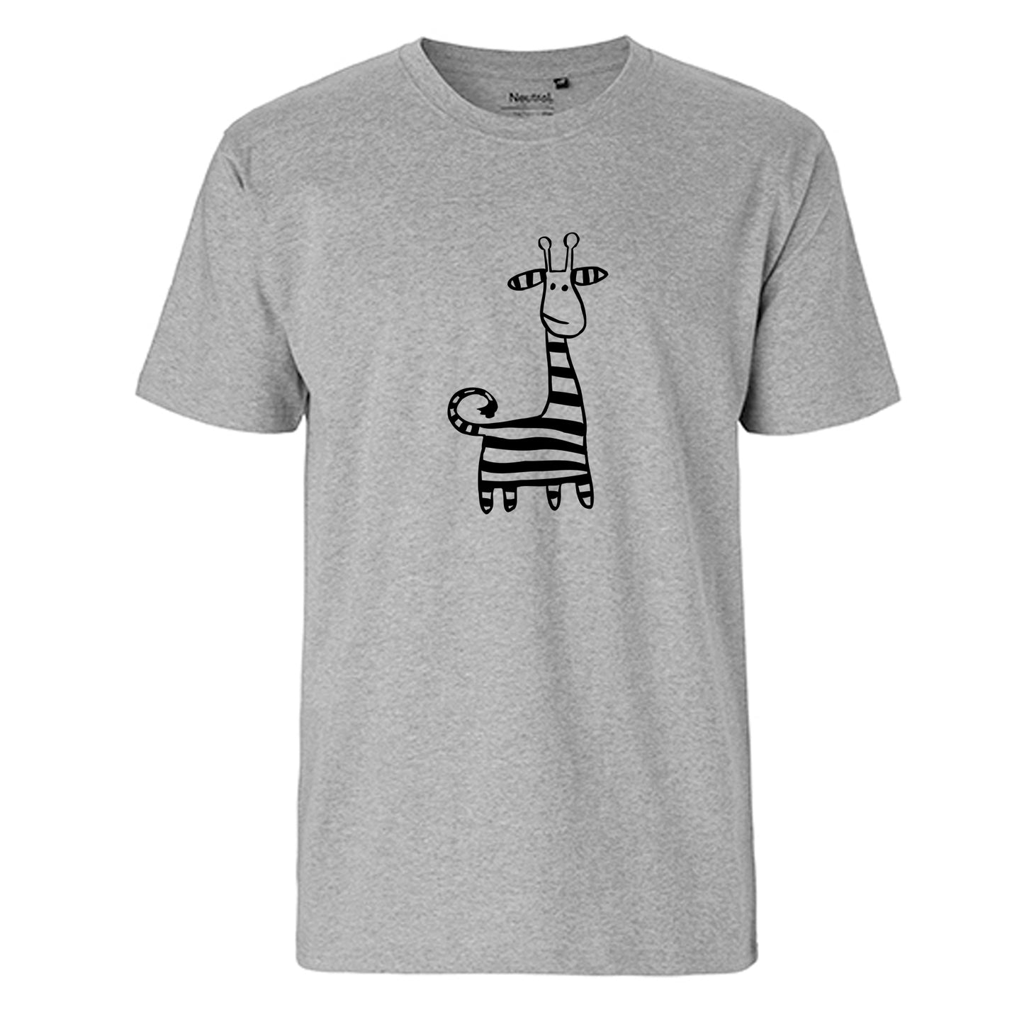 FairTrade men's t-shirt 'Deer Origami' organic cotton