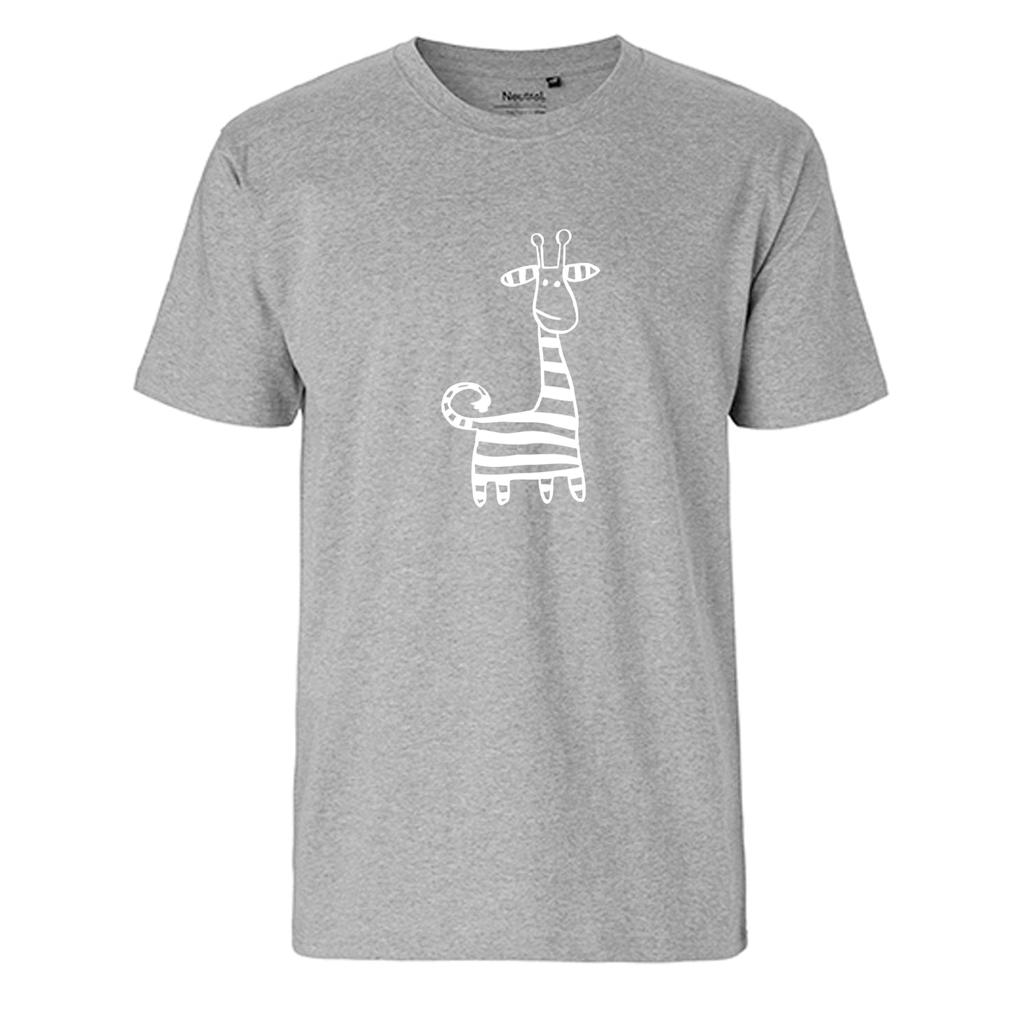 FairTrade men's t-shirt 'Deer Origami' organic cotton