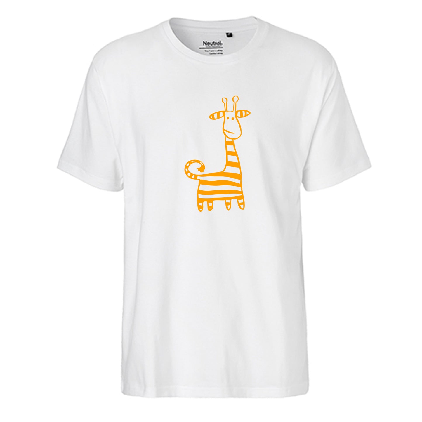 FairTrade men's t-shirt 'Deer Origami' organic cotton