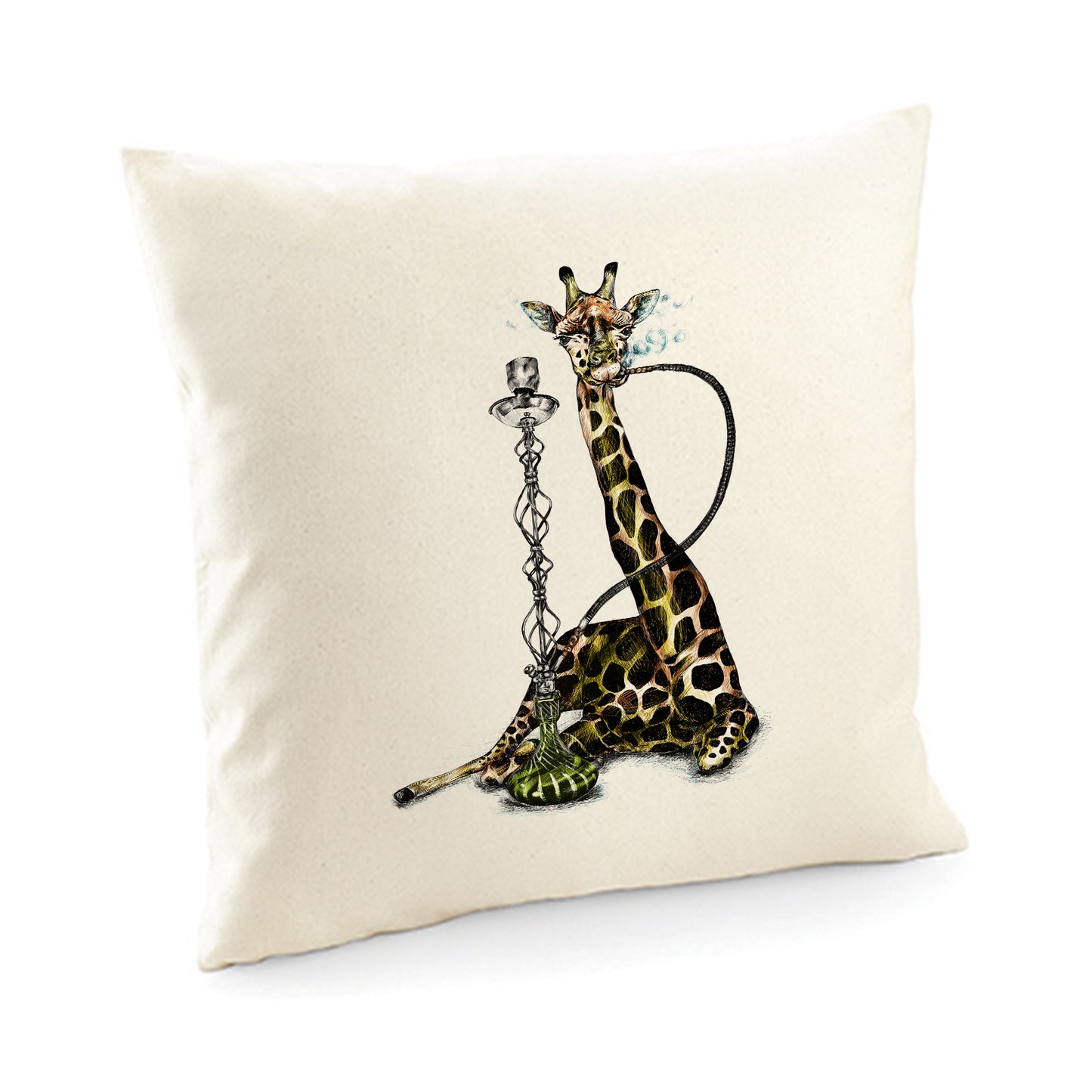Kissenbezug / cushion cover / Motiv: Giraffe Shisha