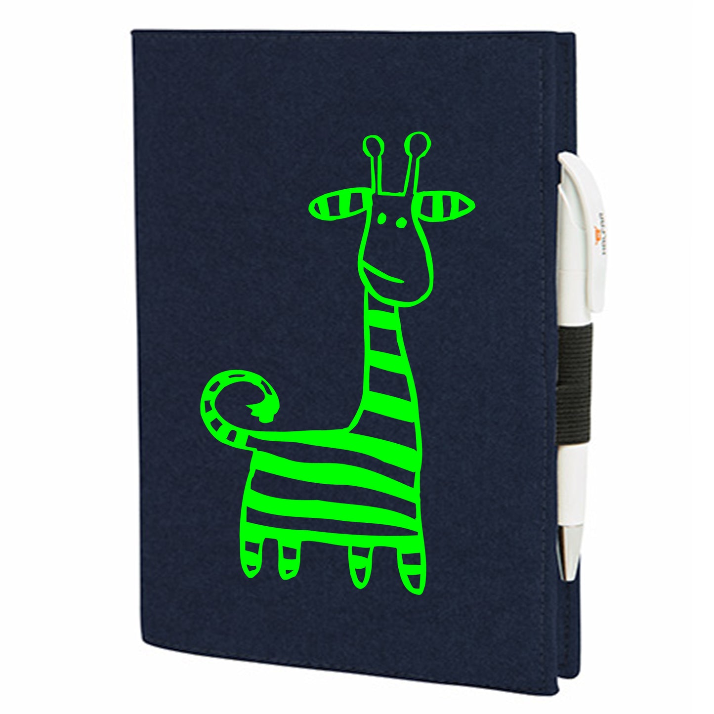 Felt sleeve/envelope for A4 notebook - 'Good Friends ...'