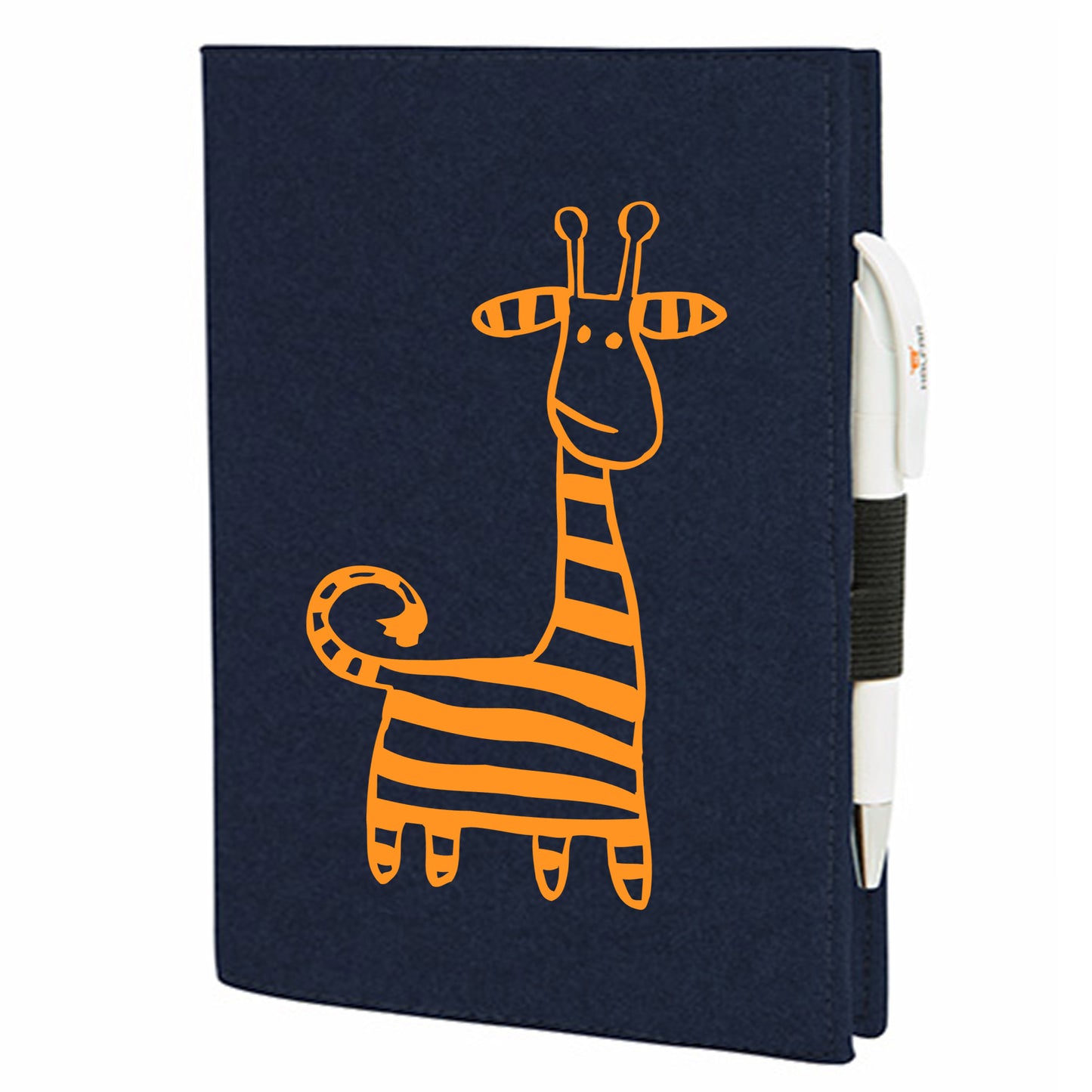 Felt sleeve/envelope for A4 notebook - 'Good Friends ...'