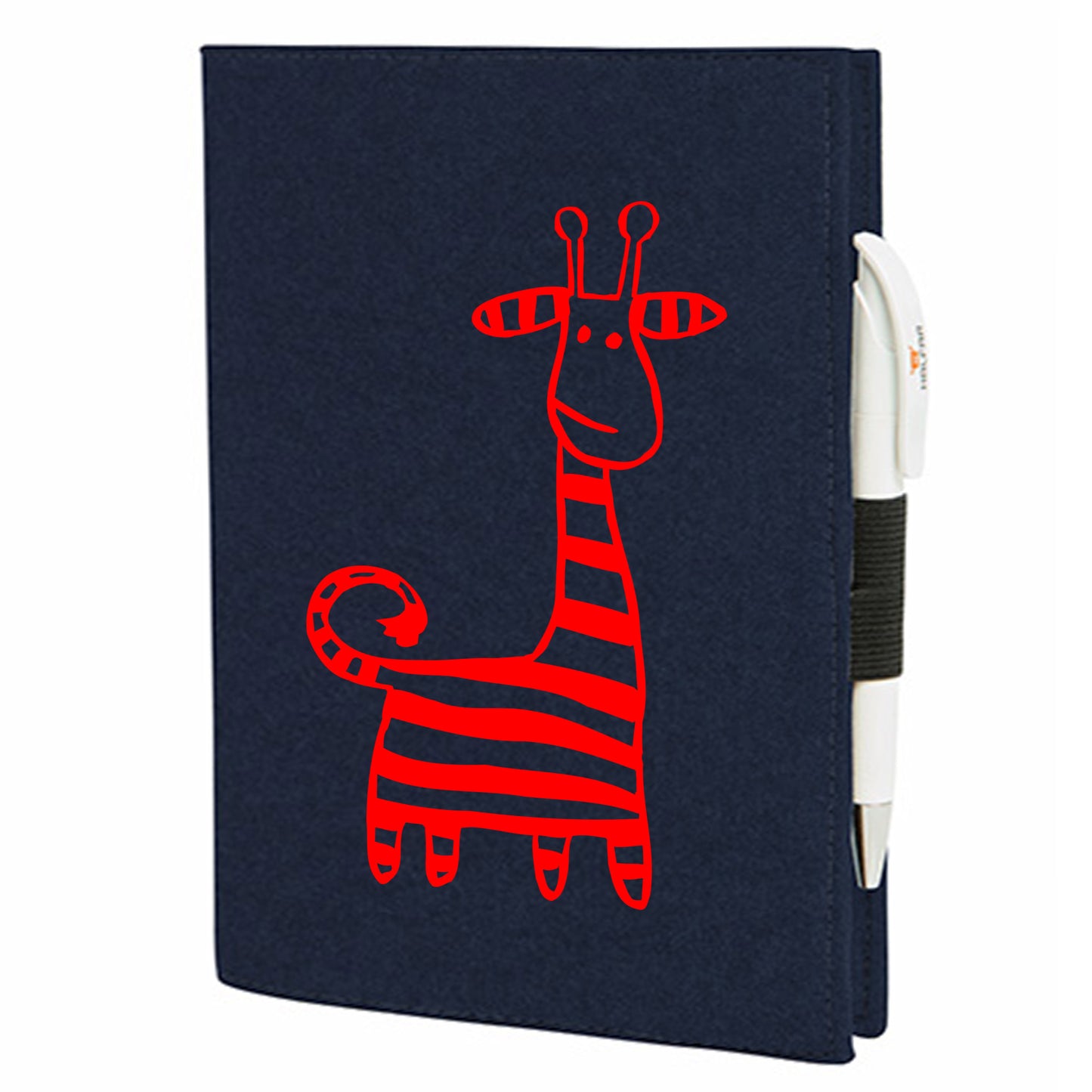 Felt sleeve/envelope for A4 notebook - 'Good Friends ...'