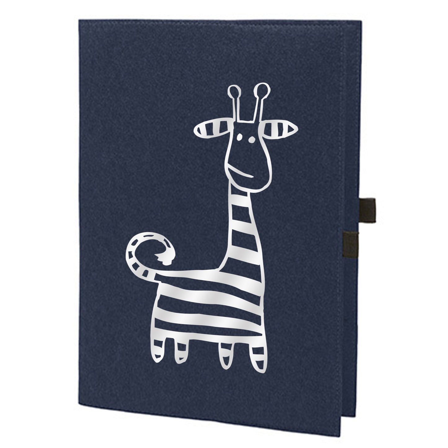 Felt sleeve/envelope for A4 notebook - 'Good Friends ...'
