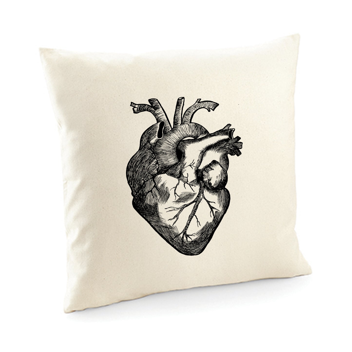 Kissenbezug / cushion cover / Motiv: Herz anatomisch