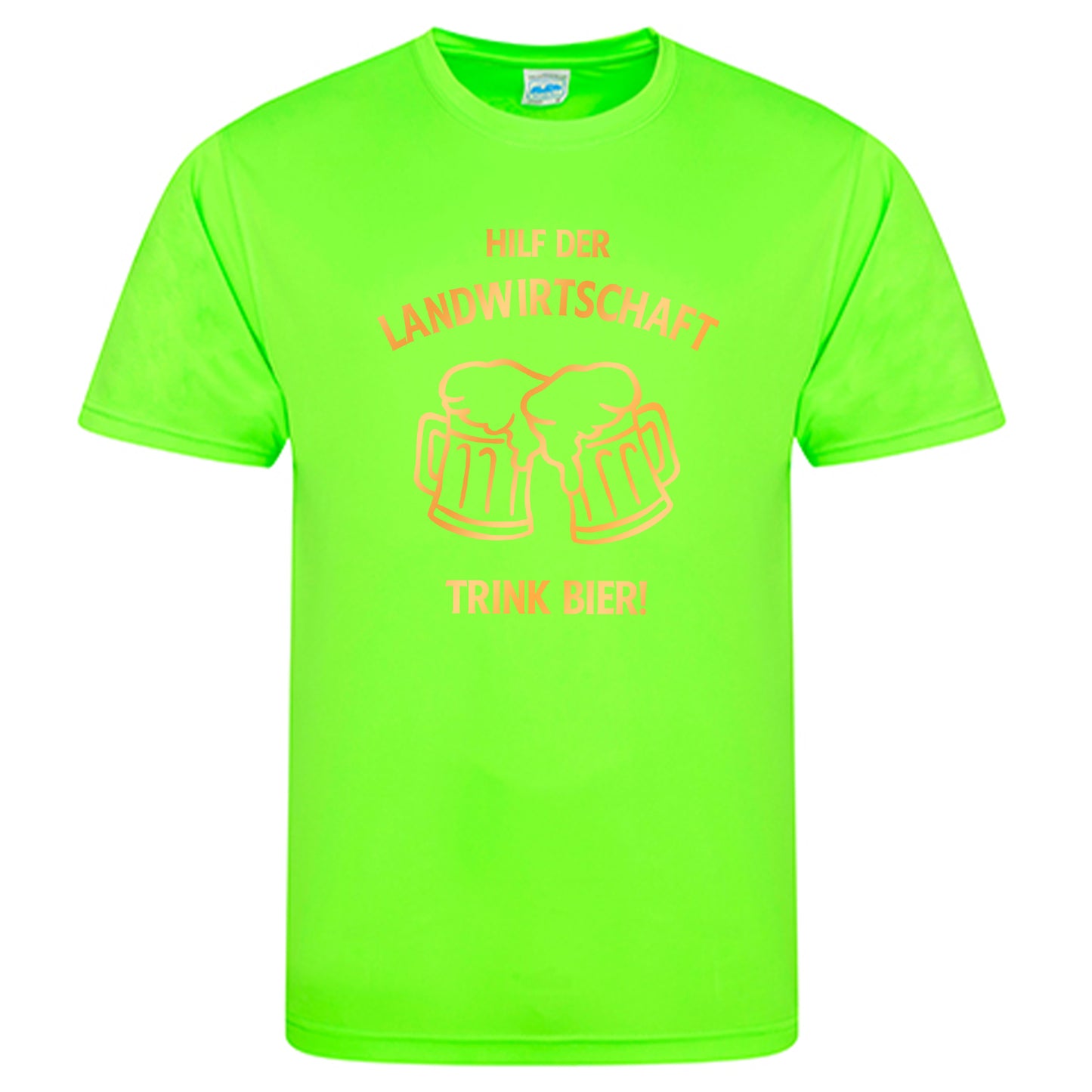 Cool Smooth T Neon / Motiv: HILFT DER LANDWIRTSCHAFT TRINK BIER