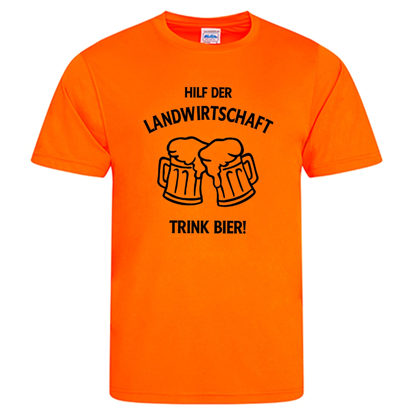 Cool Smooth T Neon / Motiv: HILFT DER LANDWIRTSCHAFT TRINK BIER