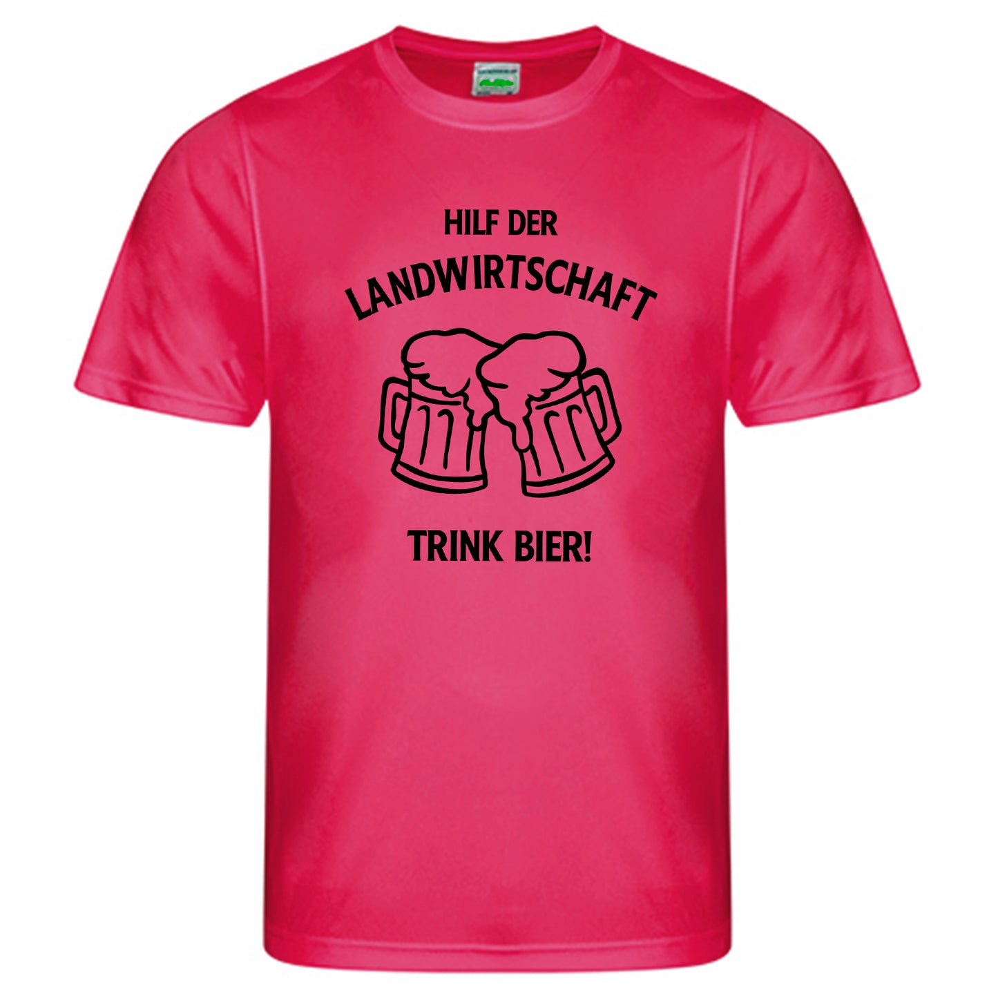 Cool Smooth T Neon / Motiv: HILFT DER LANDWIRTSCHAFT TRINK BIER