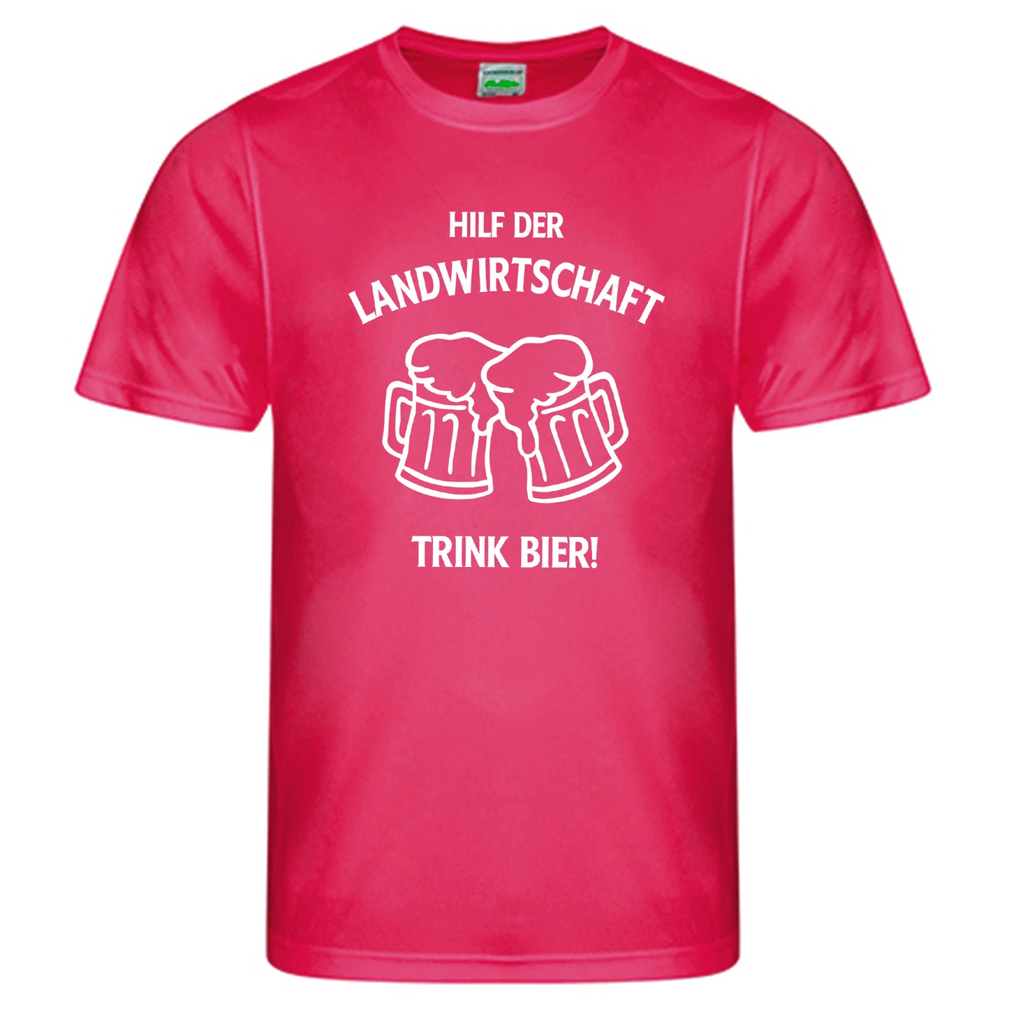 Cool Smooth T Neon / Motiv: HILFT DER LANDWIRTSCHAFT TRINK BIER