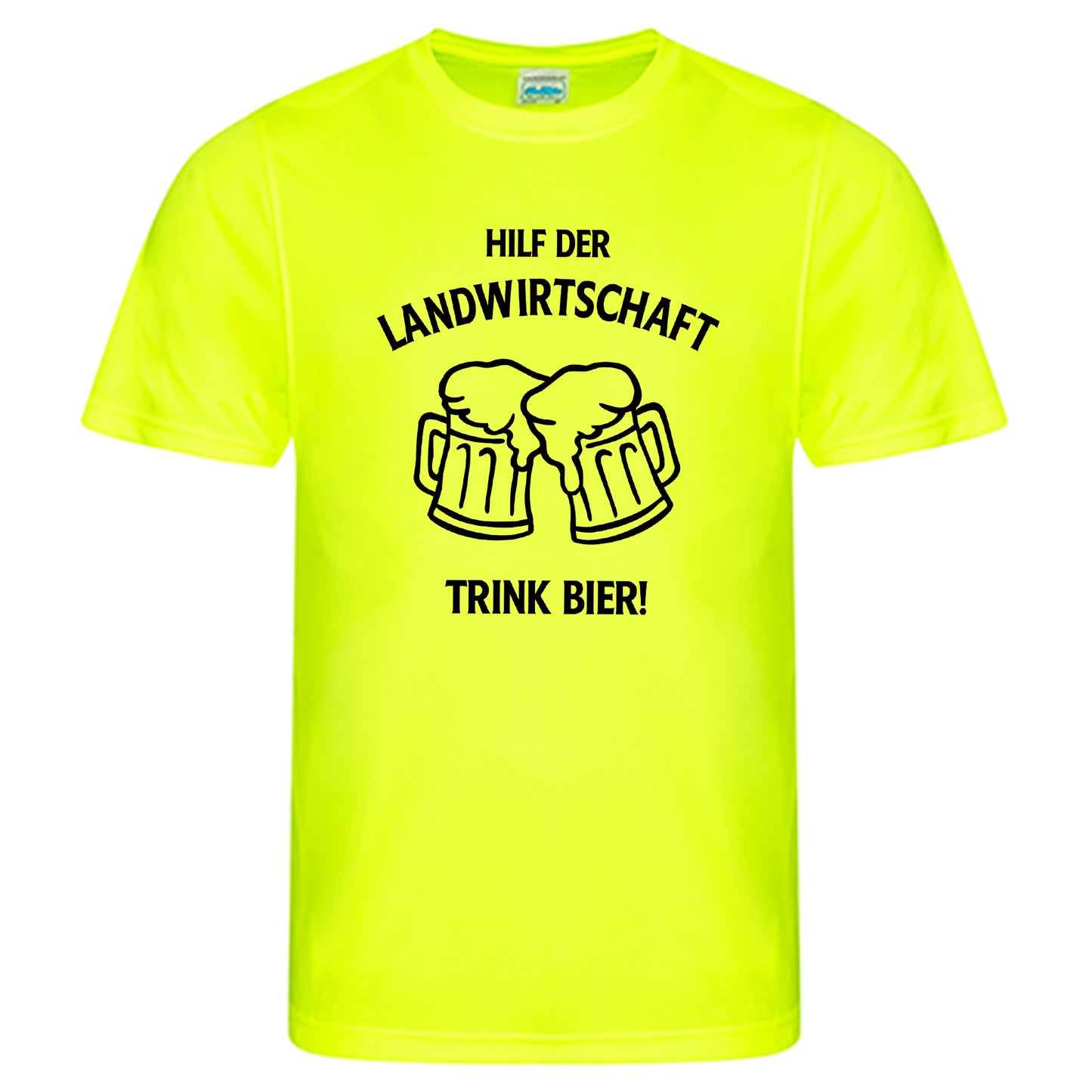 Cool Smooth T Neon / Motiv: HILFT DER LANDWIRTSCHAFT TRINK BIER