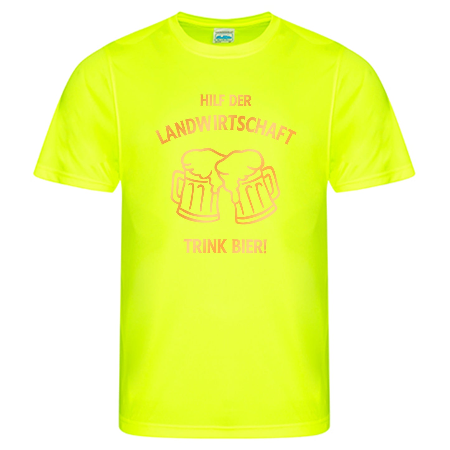 Cool Smooth T Neon / Motiv: HILFT DER LANDWIRTSCHAFT TRINK BIER
