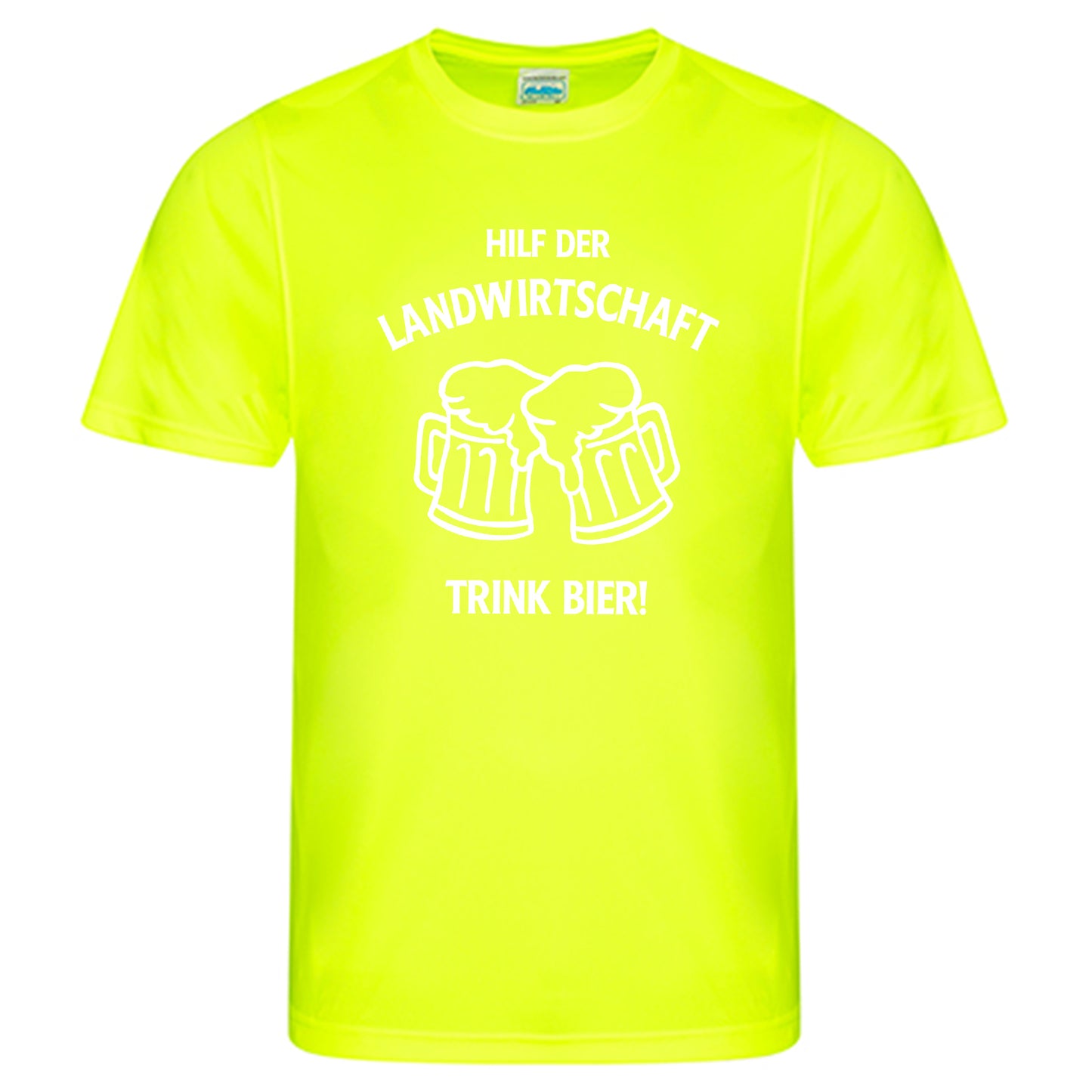 Cool Smooth T Neon / Motiv: HILFT DER LANDWIRTSCHAFT TRINK BIER