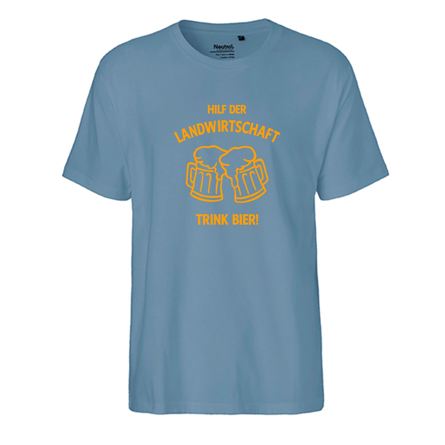 FairTrade men's t-shirt 'Deer Origami' organic cotton
