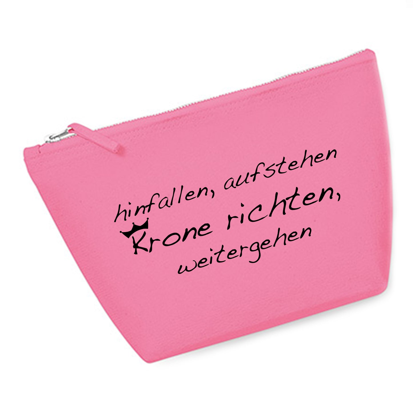 Cosmetic bag (M) 'Fuchs origami' cotton canvas