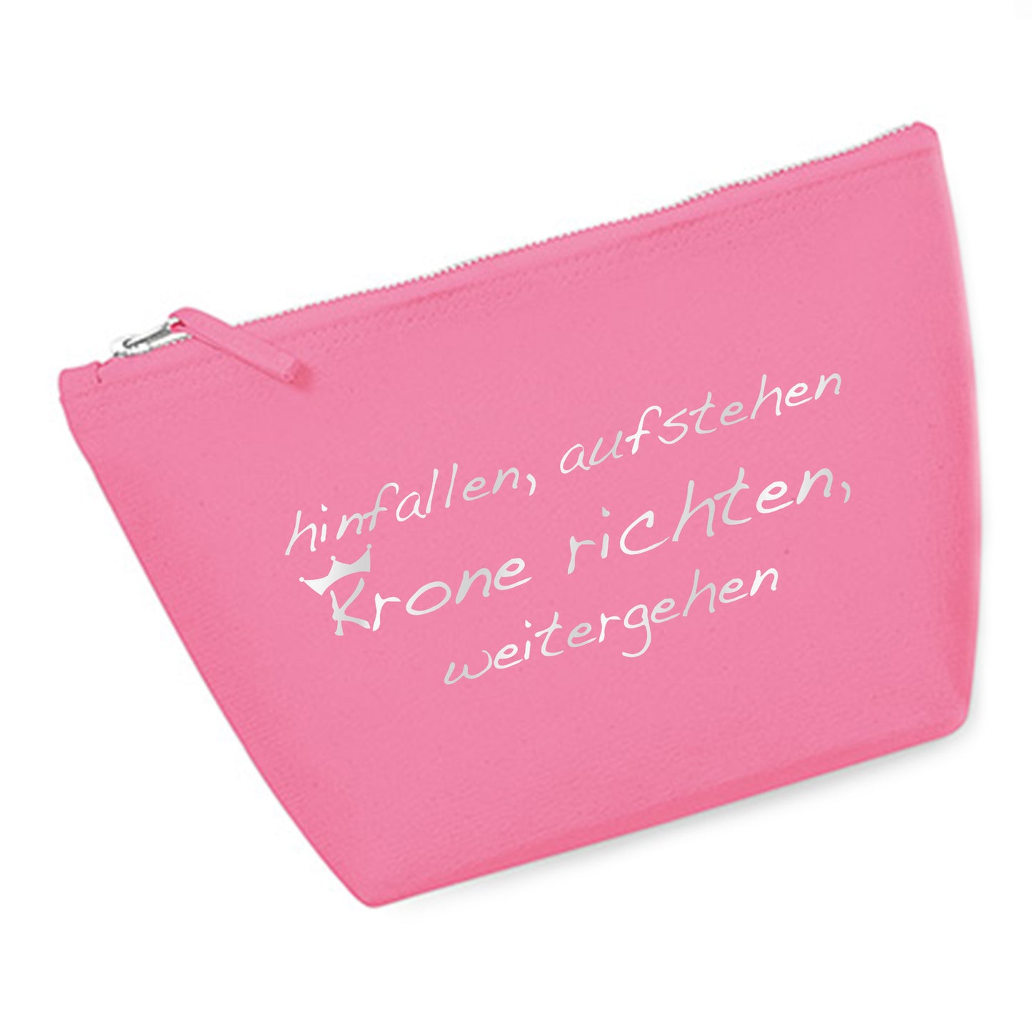 Cosmetic bag (M) 'Fuchs origami' cotton canvas