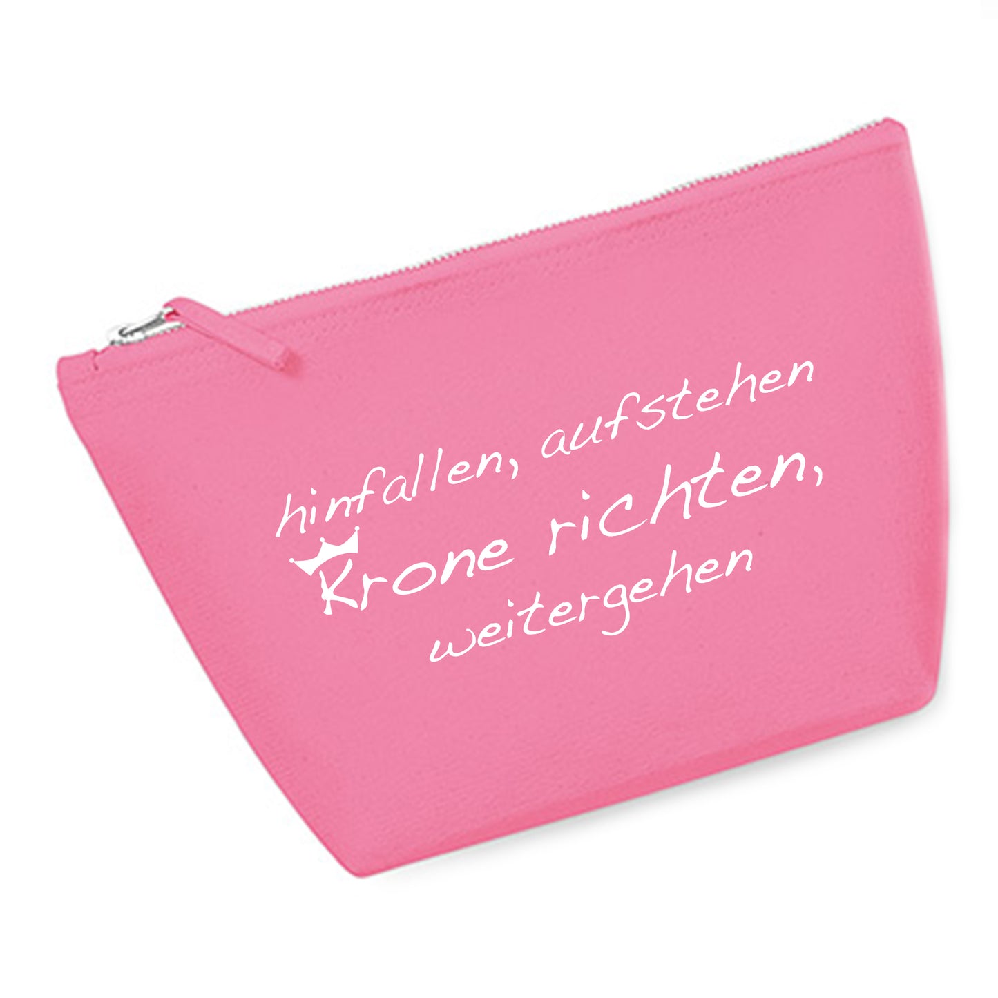 Cosmetic bag (M) 'Fuchs origami' cotton canvas
