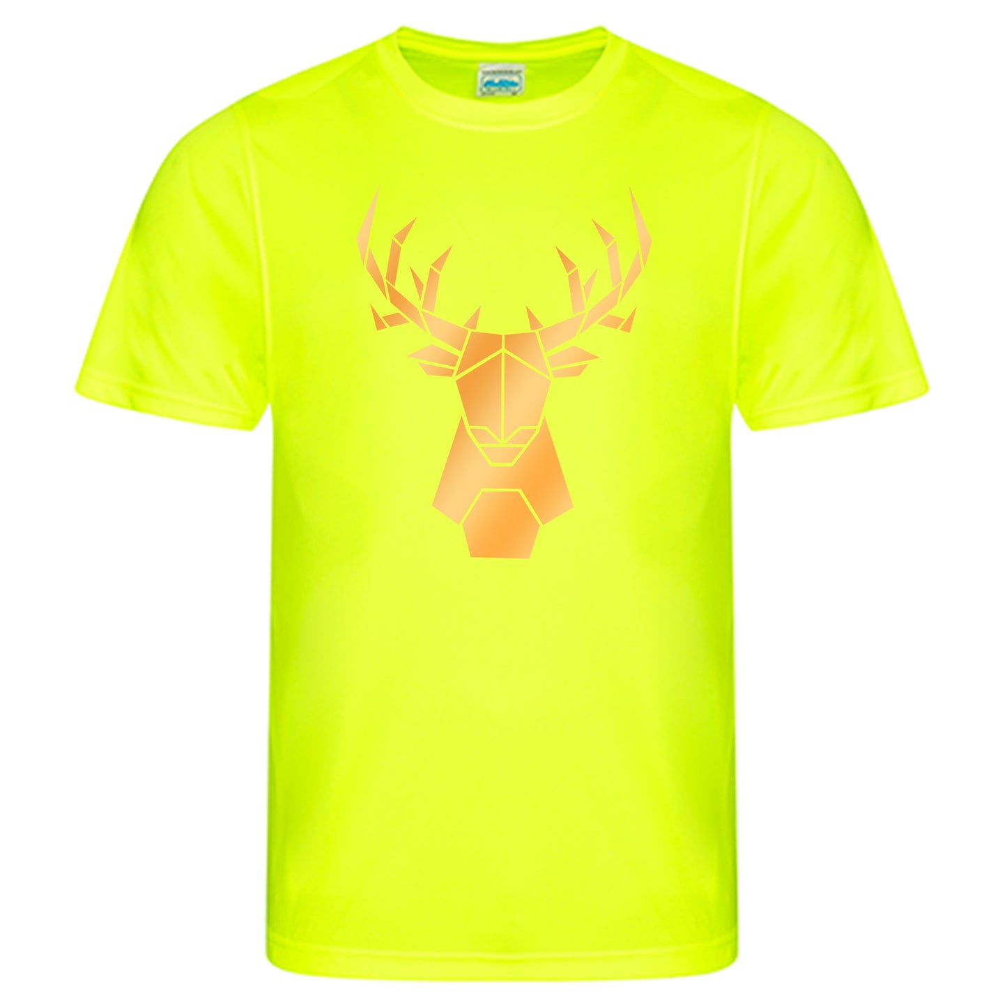 Cool Smooth T Neon / Motiv: Hirsch origami