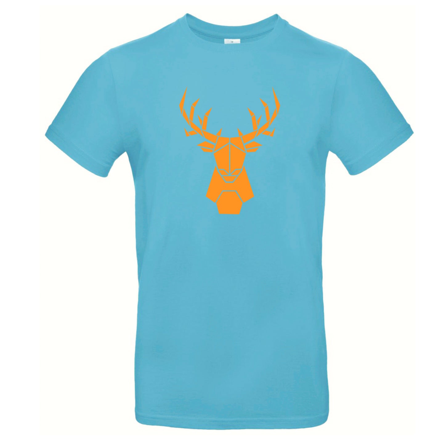 Men's t-shirt 'deer origami' cotton