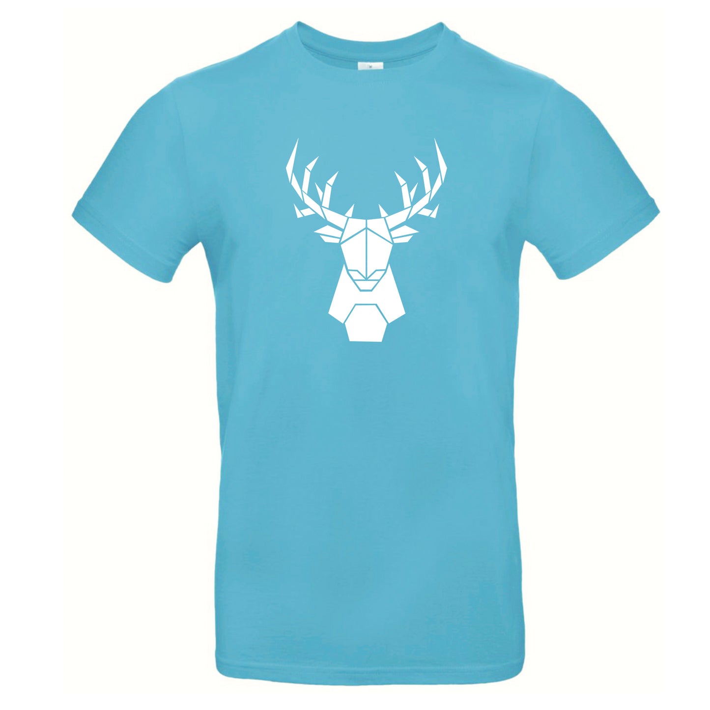 Men's t-shirt 'deer origami' cotton