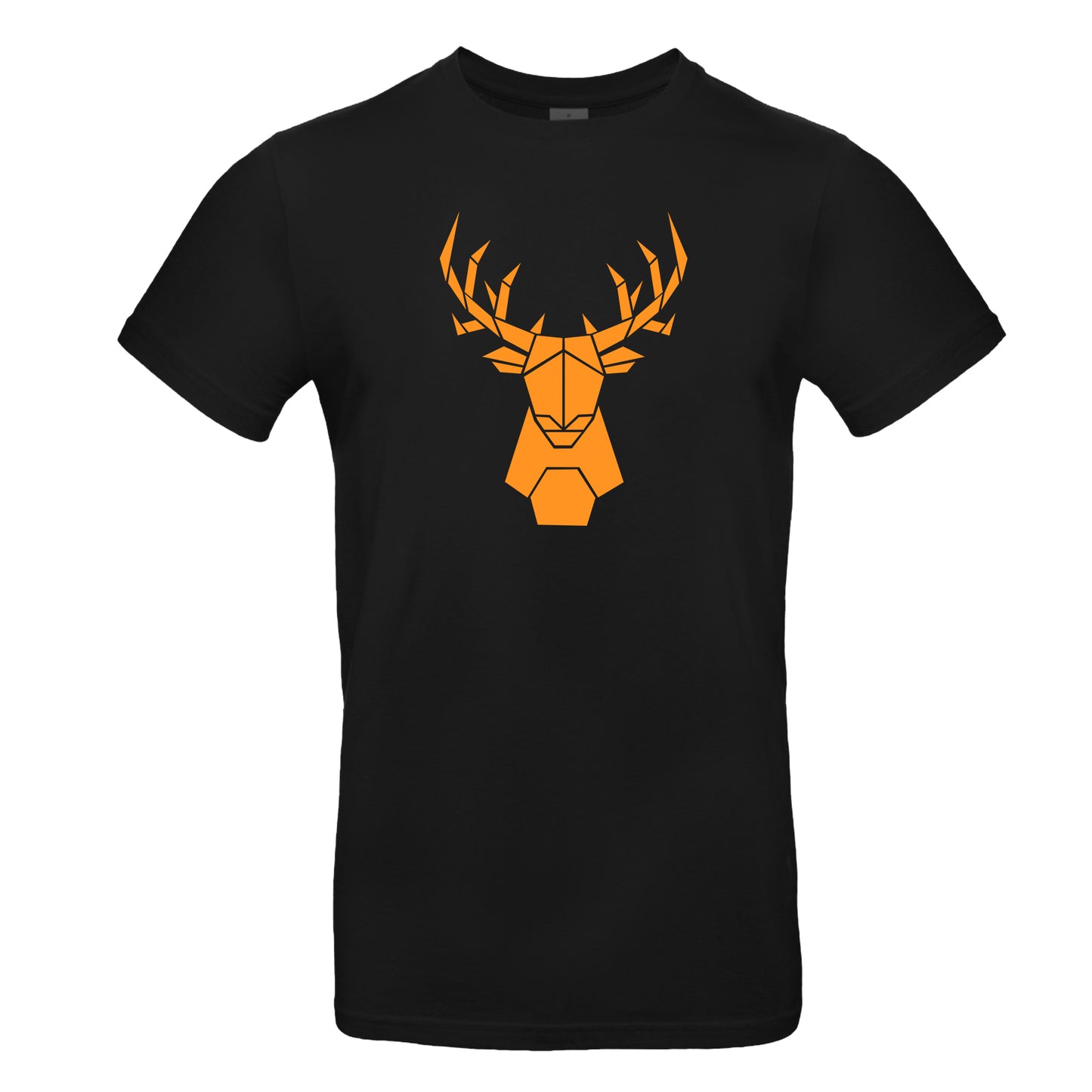Men's t-shirt 'deer origami' cotton
