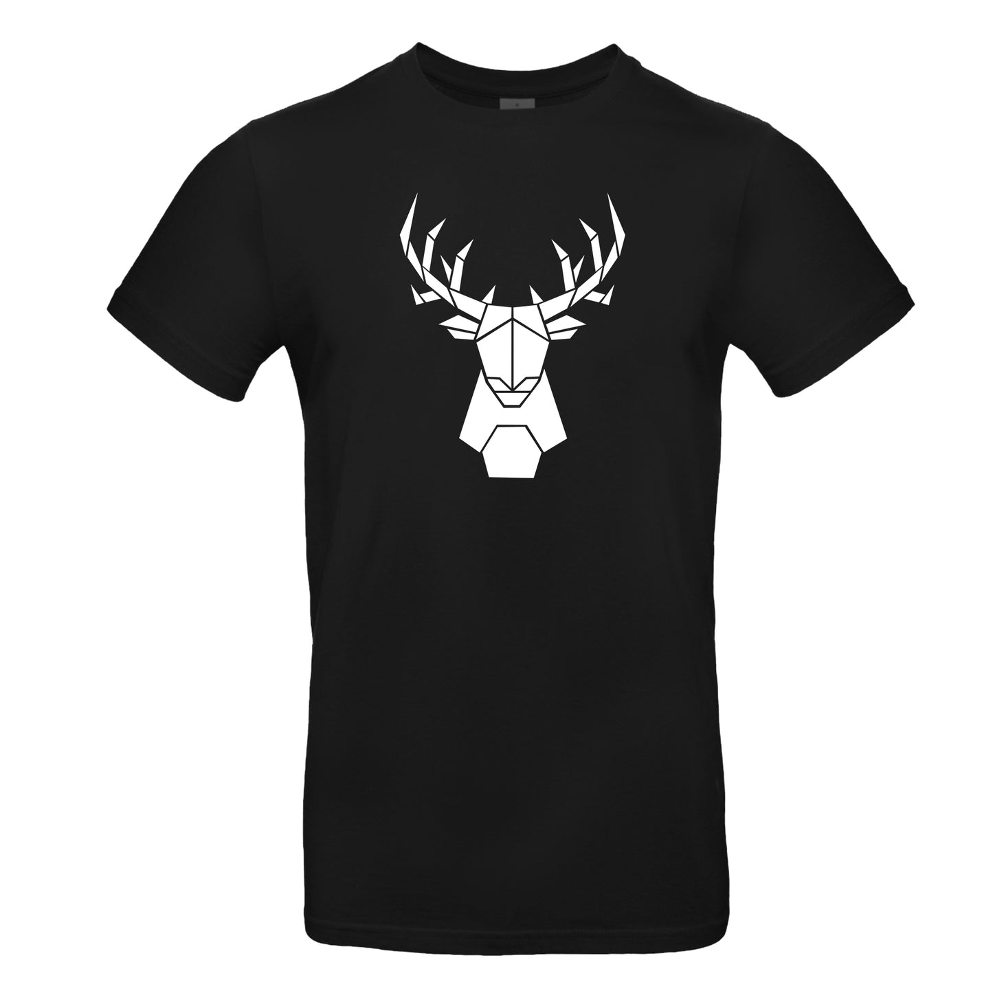Men's t-shirt 'deer origami' cotton