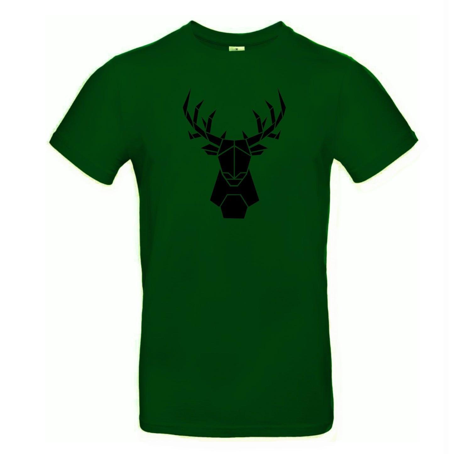 Men's t-shirt 'deer origami' cotton