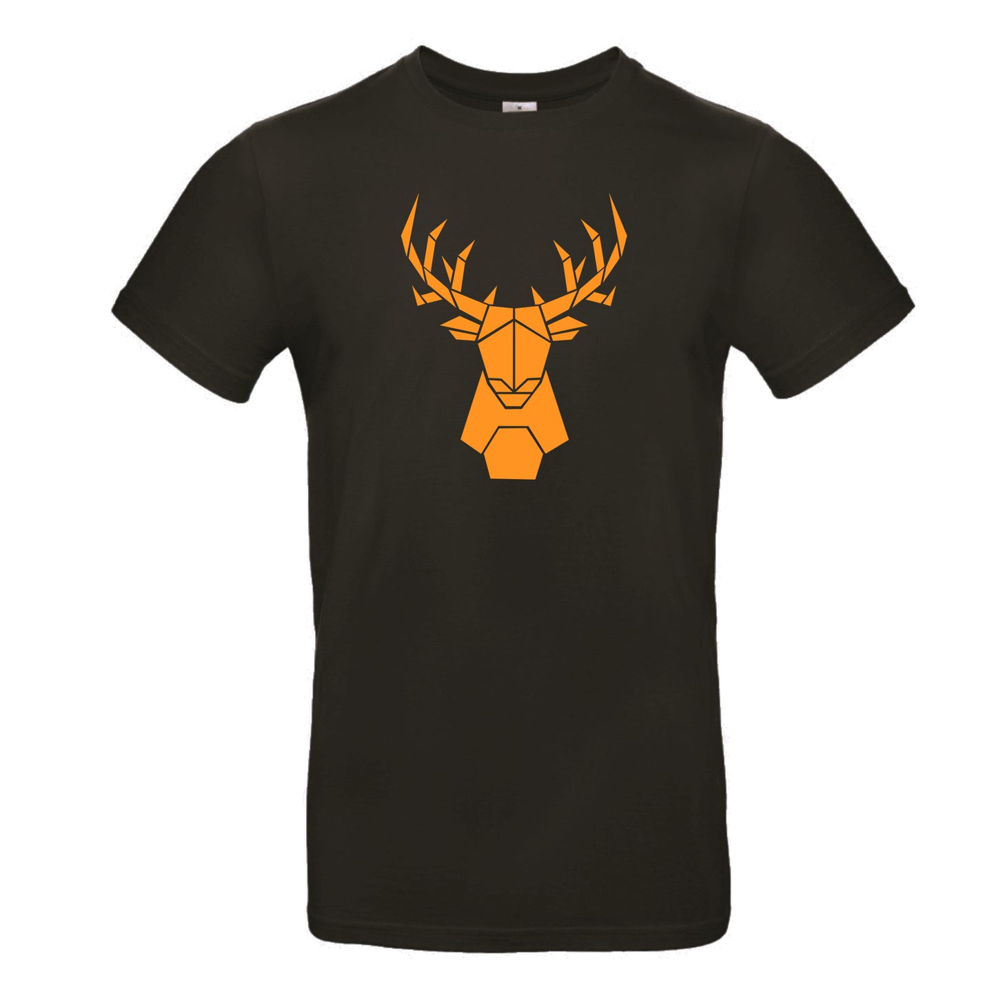 Men's t-shirt 'deer origami' cotton