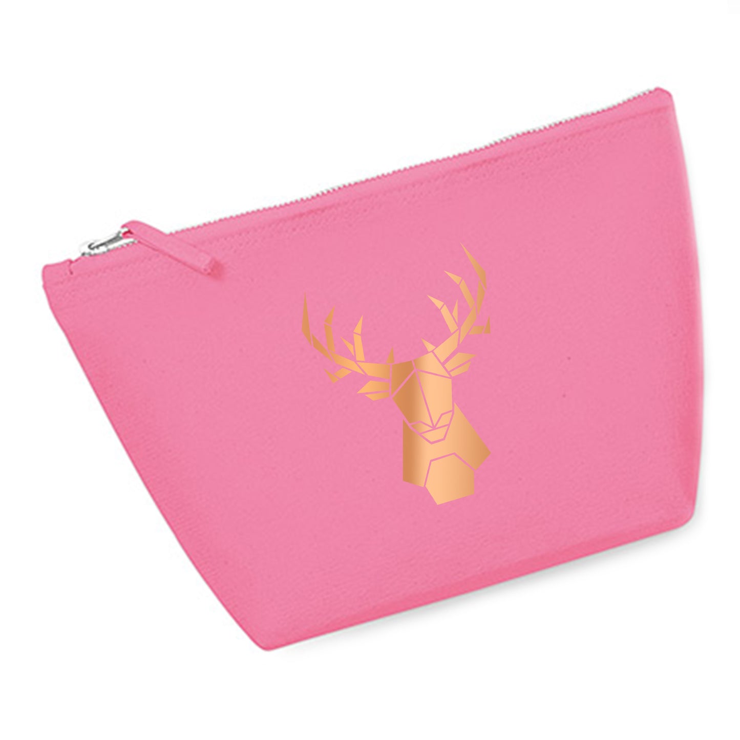 Cosmetic bag (M) 'Fuchs origami' cotton canvas