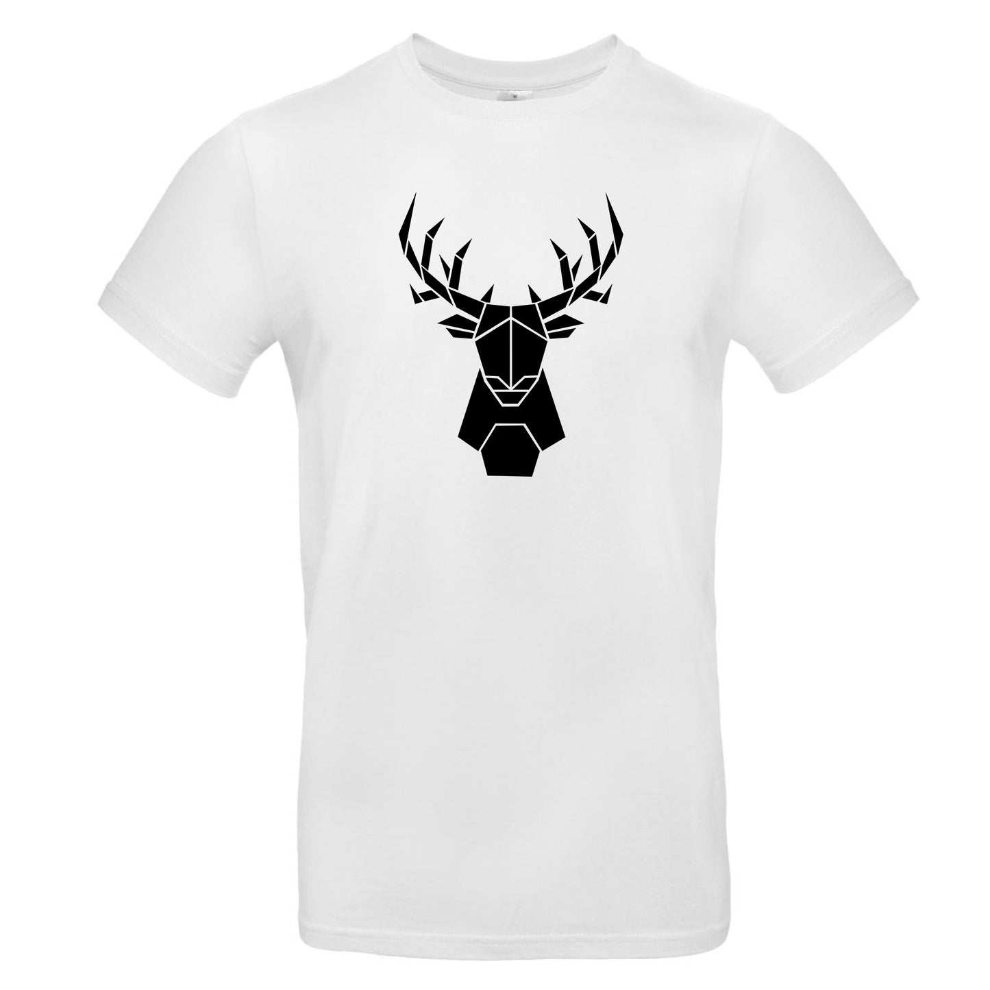 Men's t-shirt 'deer origami' cotton