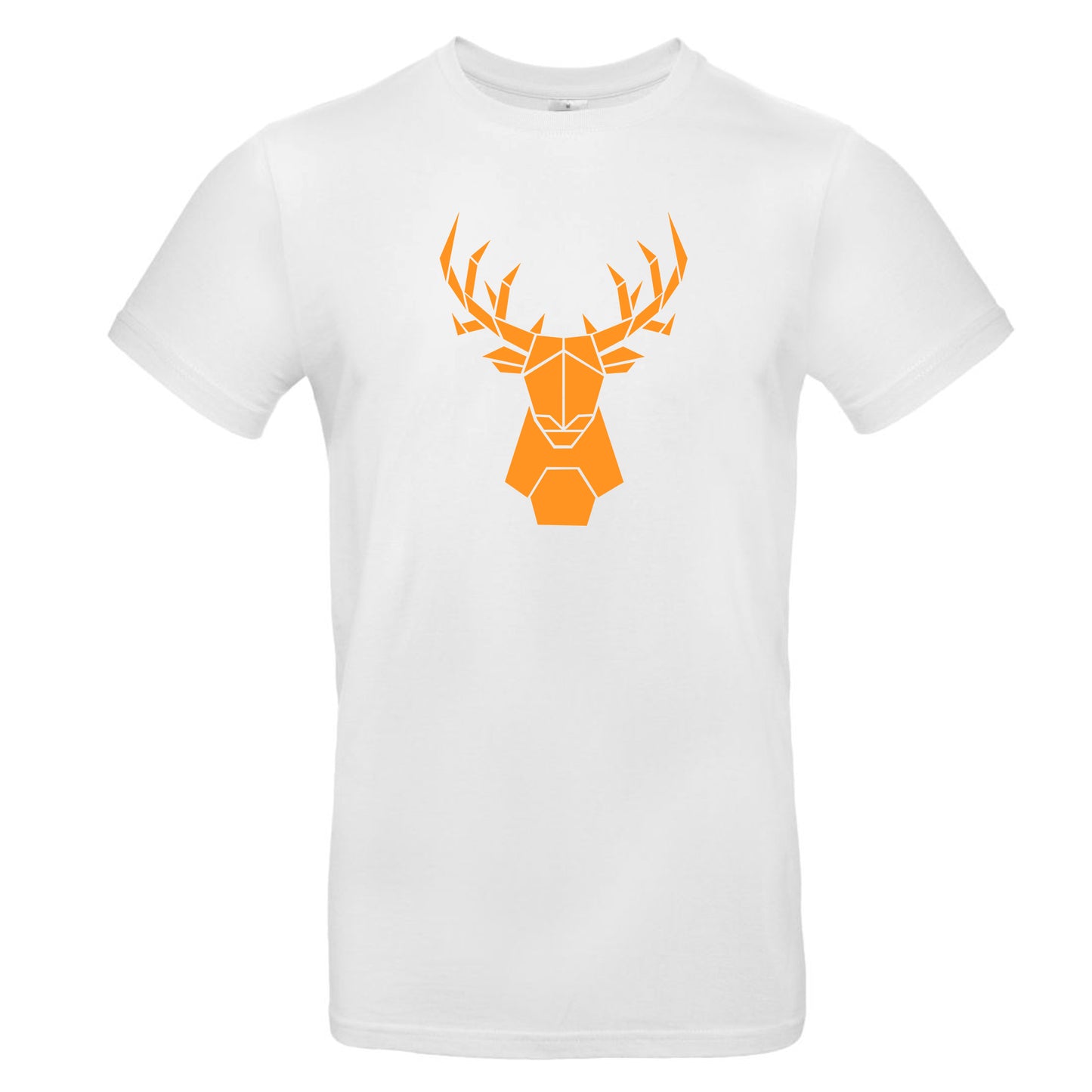 Men's t-shirt 'deer origami' cotton