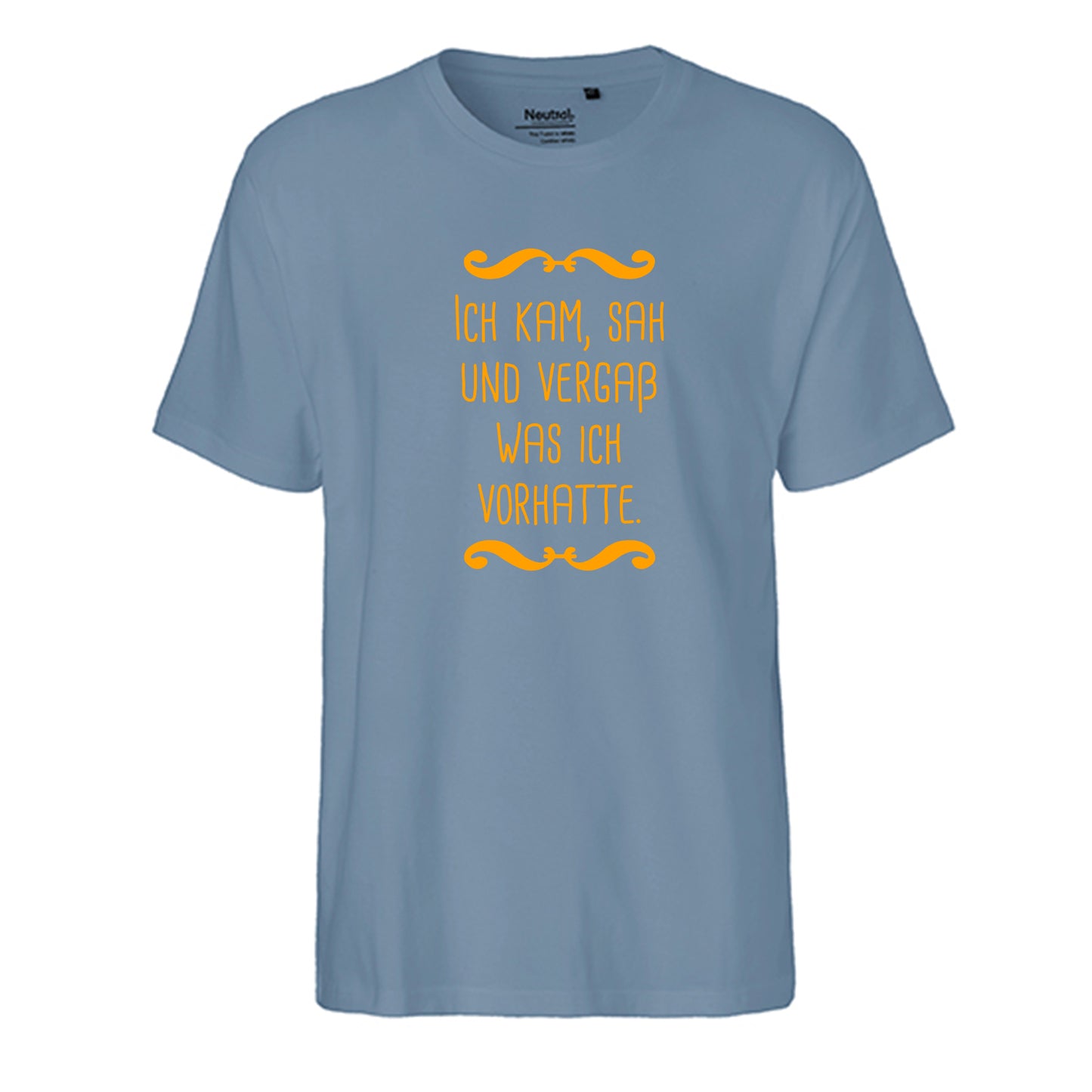 FairTrade men's t-shirt 'Deer Origami' organic cotton