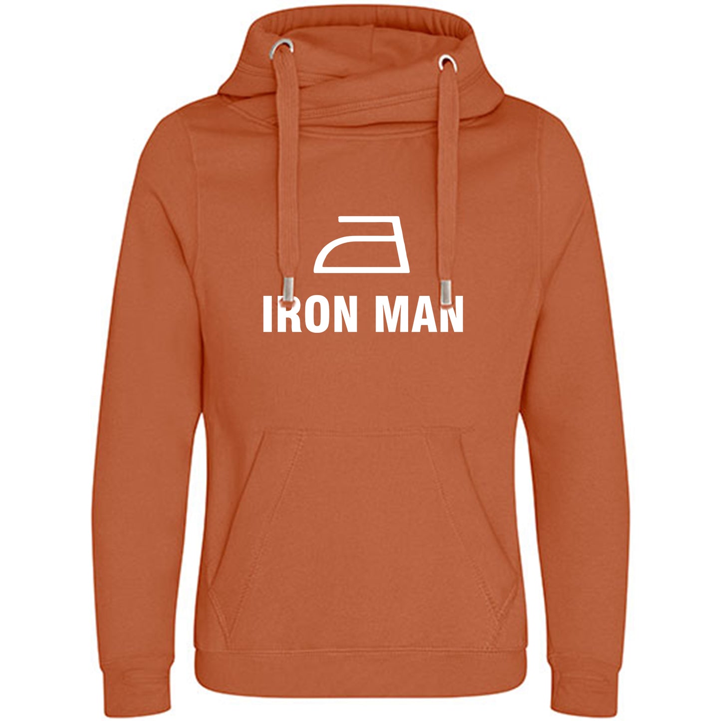 Cross Neck Hoodie/ Pulli / Motiv: IRON MAN
