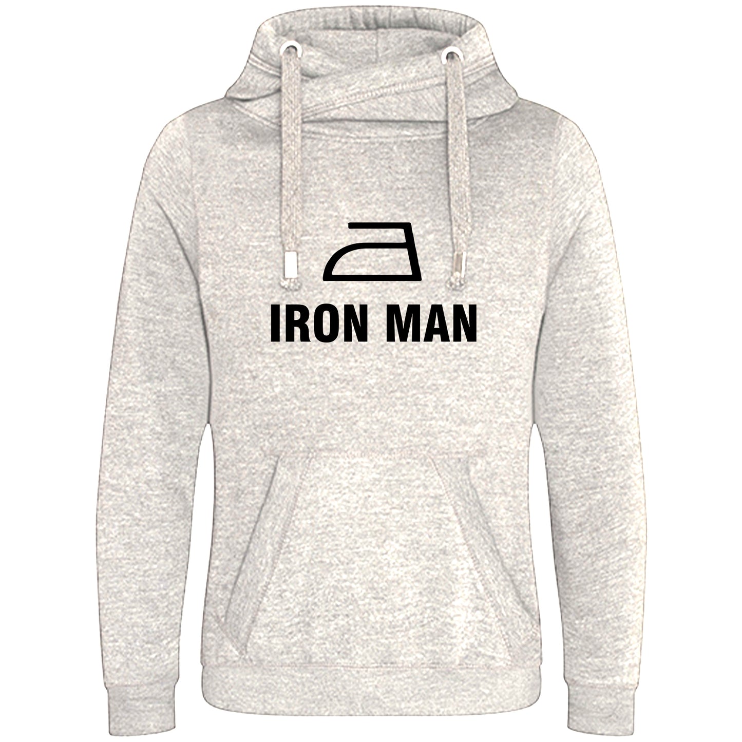 Cross Neck Hoodie/ Pulli / Motiv: IRON MAN
