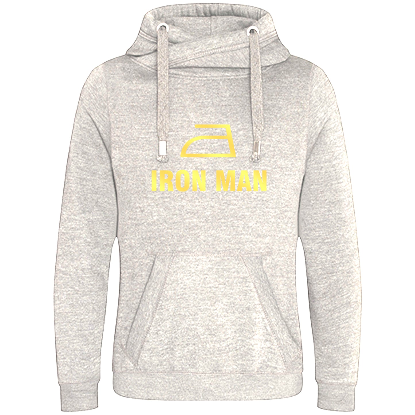 Cross Neck Hoodie/ Pulli / Motiv: IRON MAN