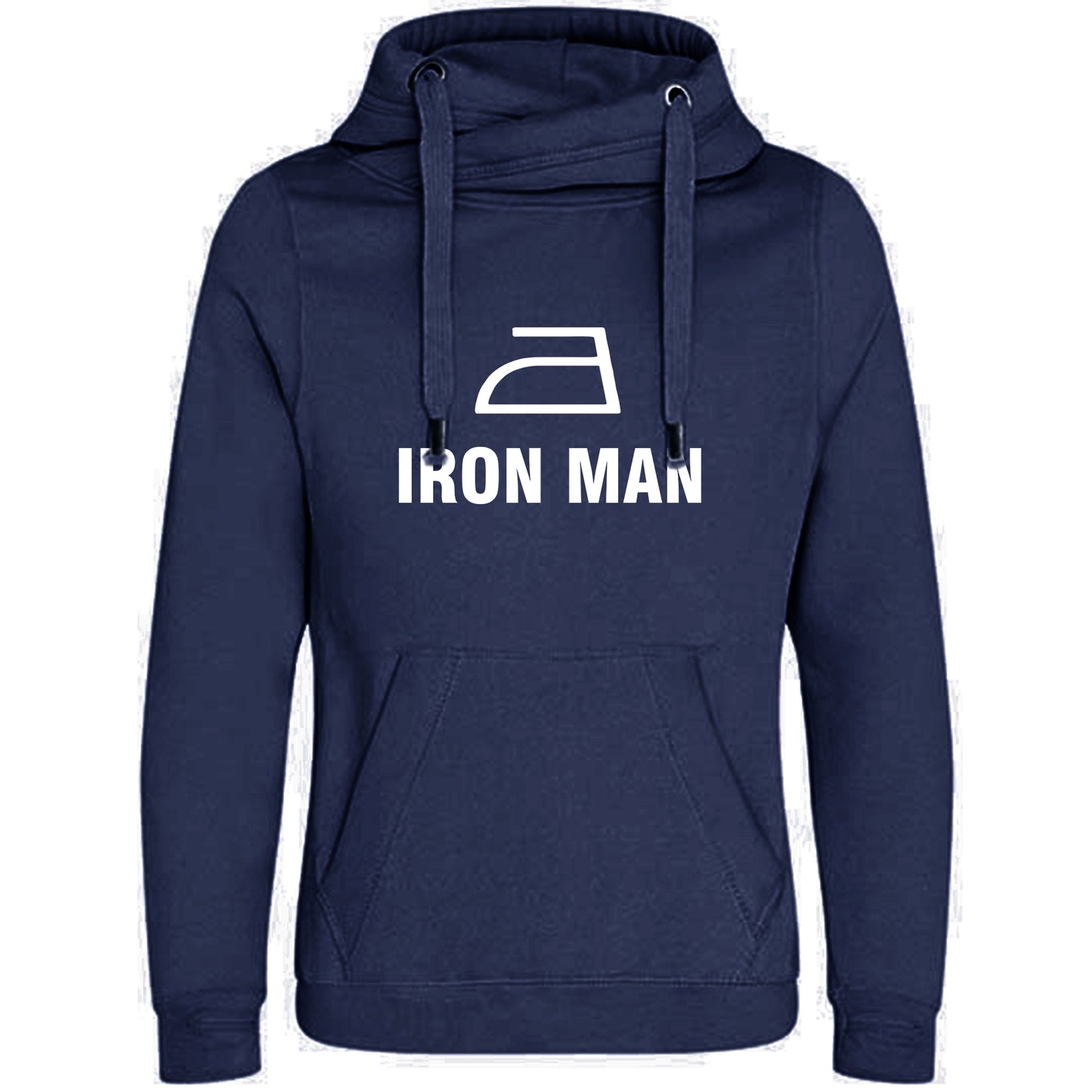Cross Neck Hoodie/ Pulli / Motiv: IRON MAN