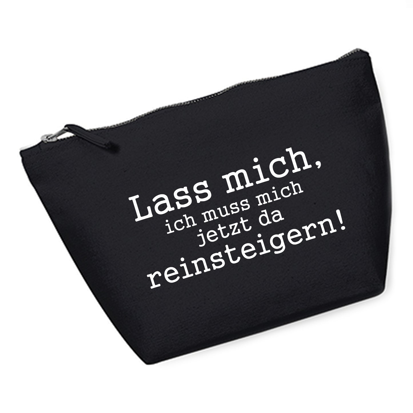 Cosmetic bag (M) 'Fuchs origami' cotton canvas