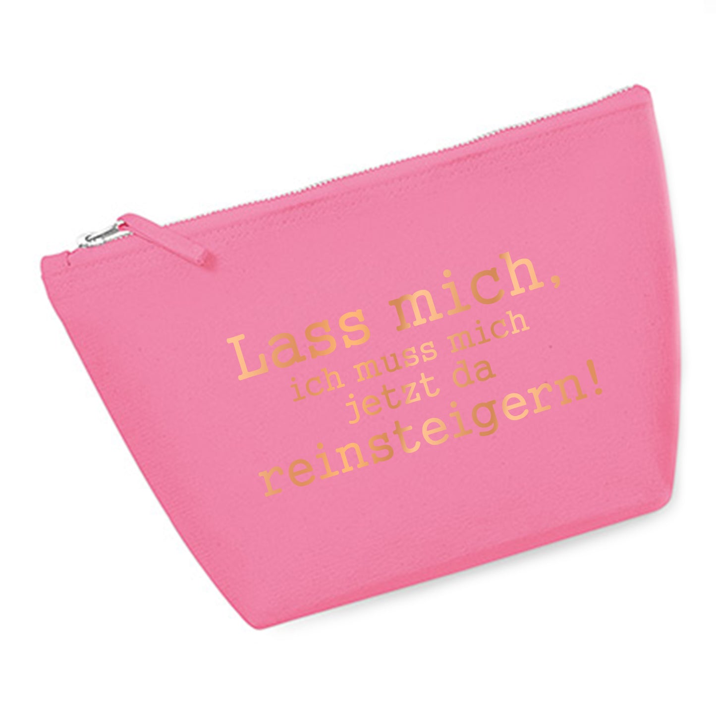 Cosmetic bag (M) 'Fuchs origami' cotton canvas
