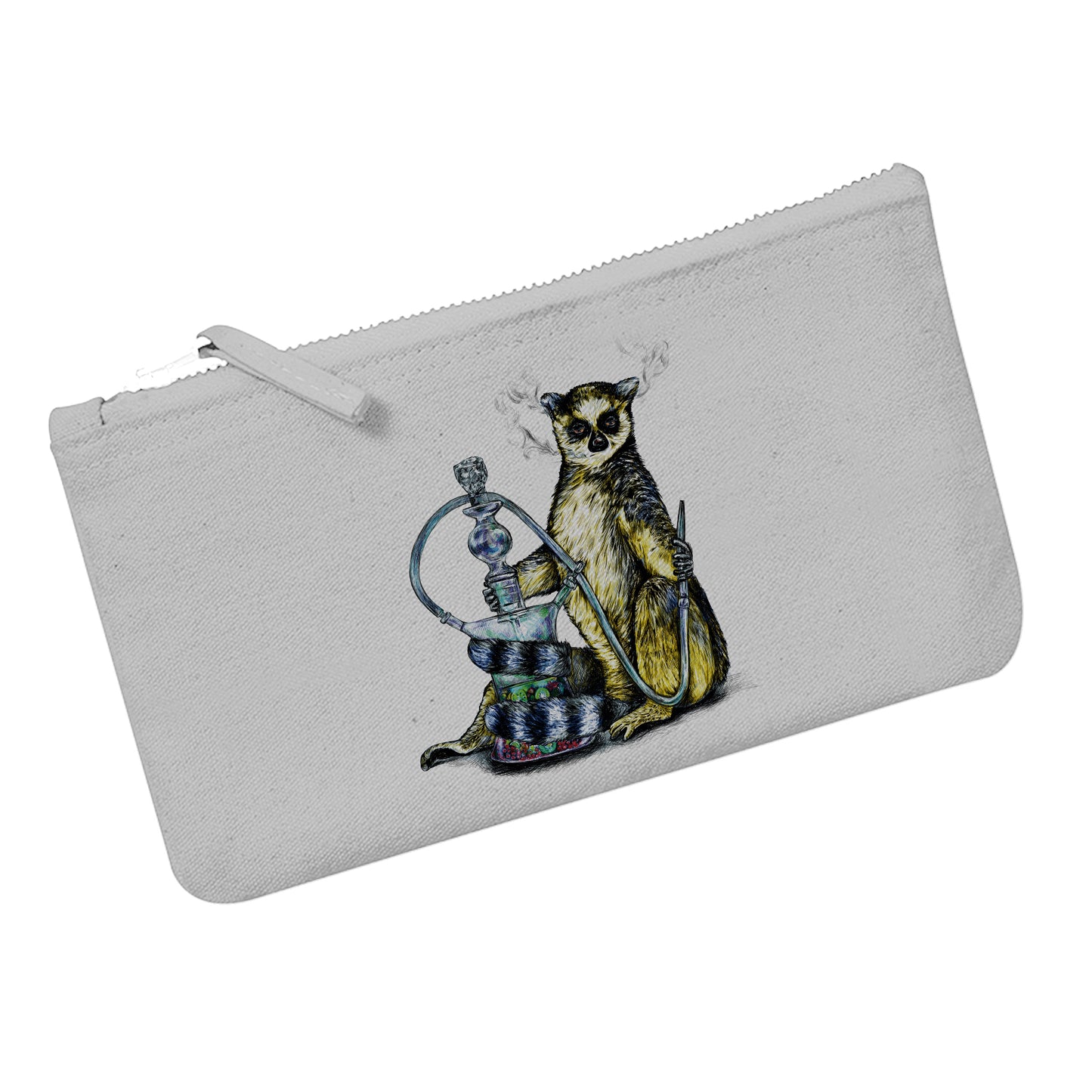 Lemur pencil case with hookah