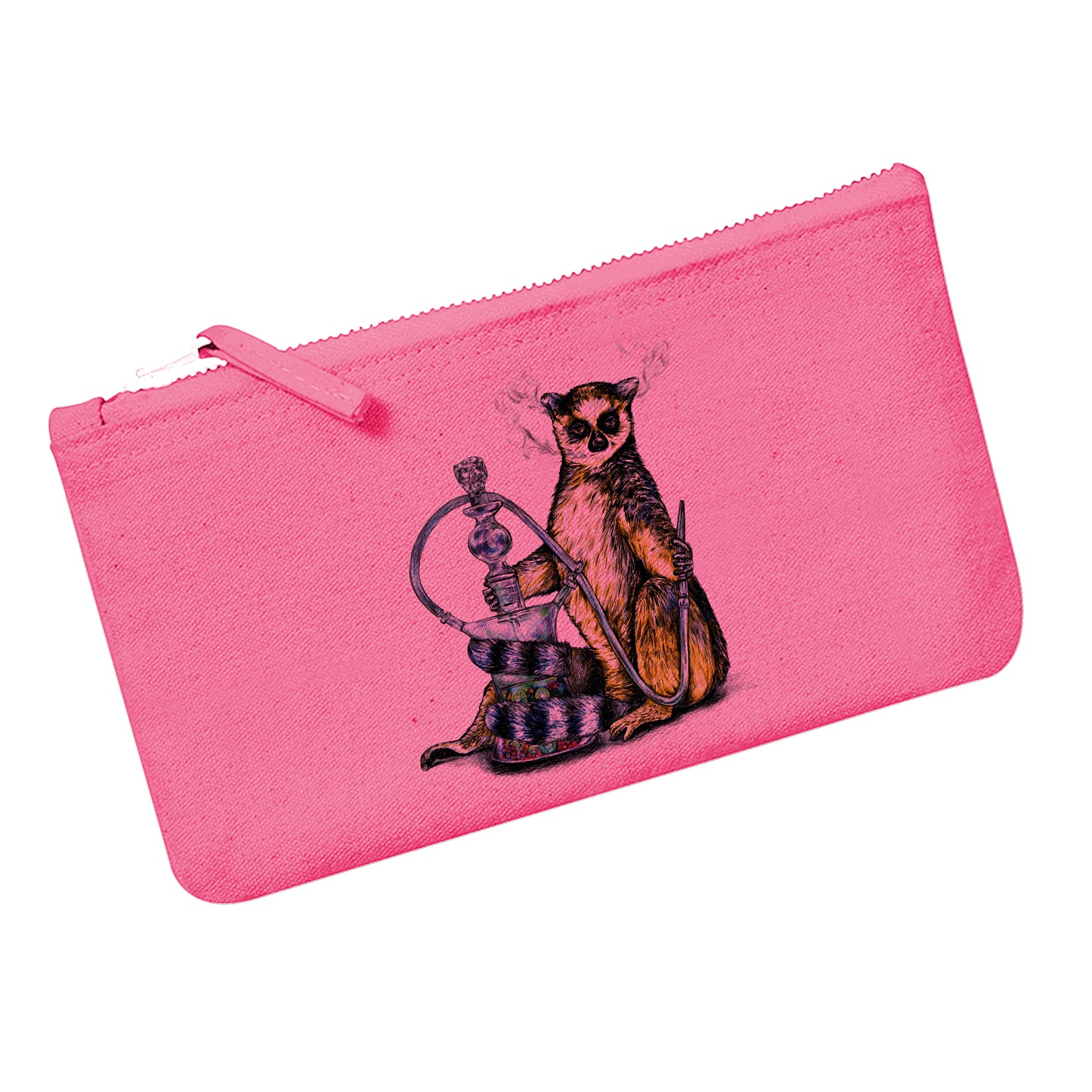 Lemur pencil case with hookah