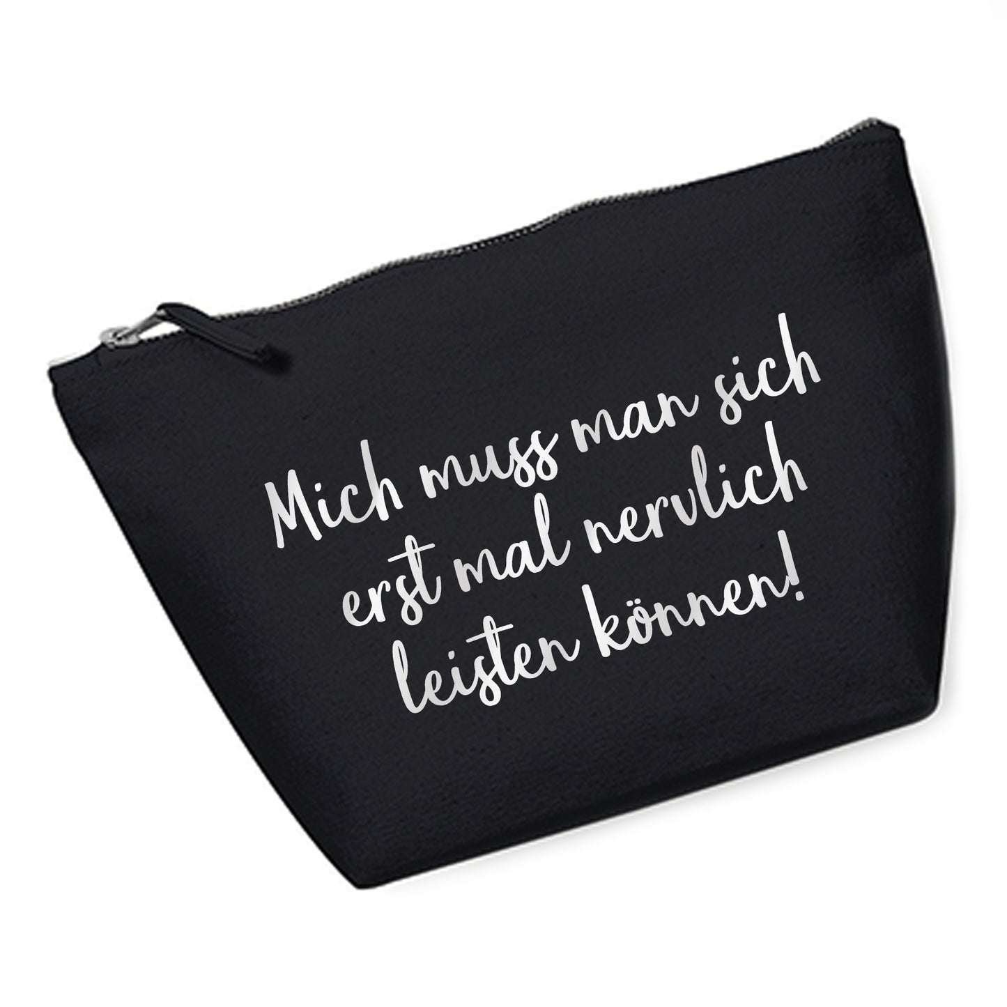 Cosmetic bag (M) 'Fuchs origami' cotton canvas