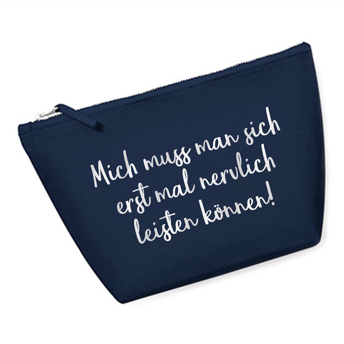 Cosmetic bag (M) 'Fuchs origami' cotton canvas