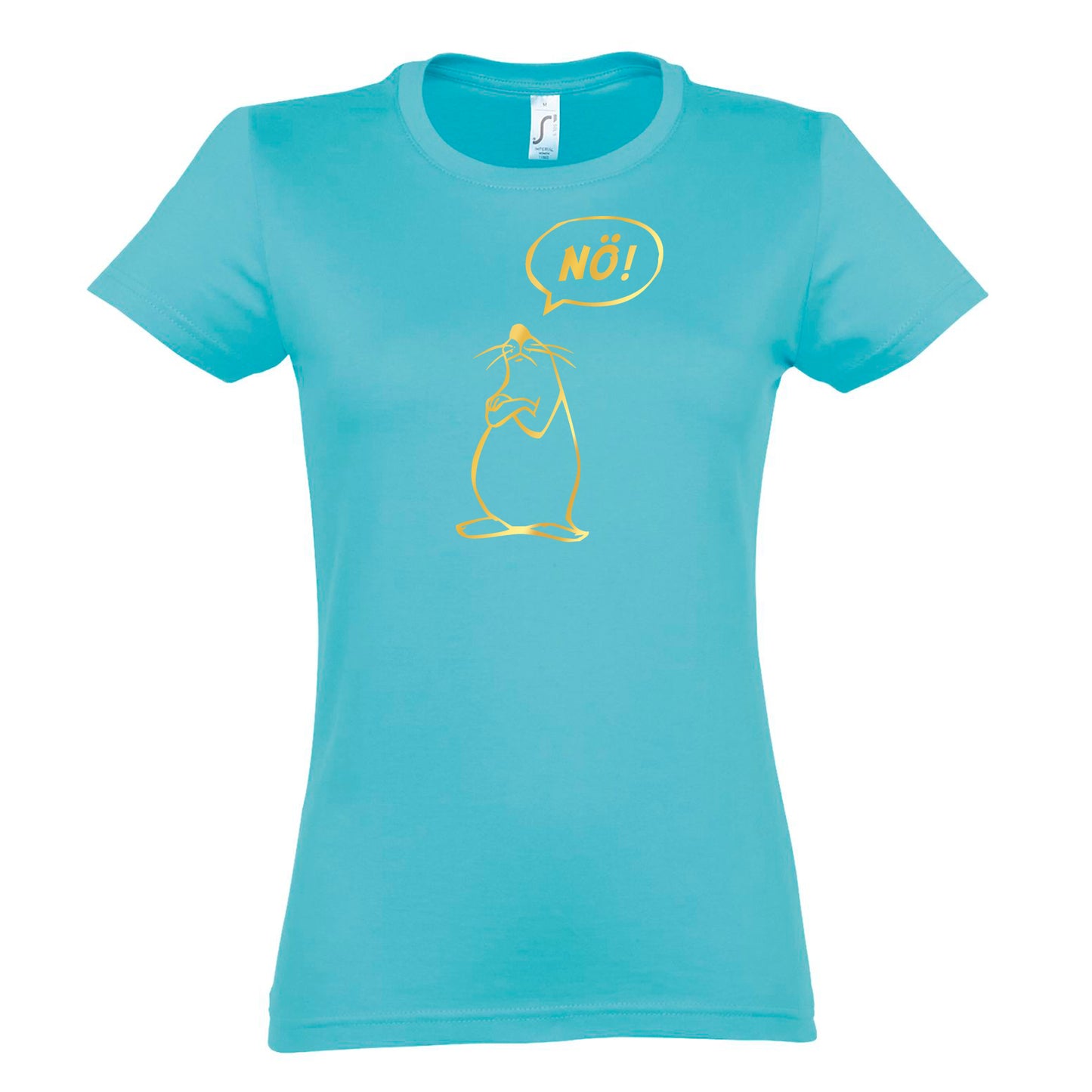 FairWear women's t-shirt 'Nö - comic figure' cotton
