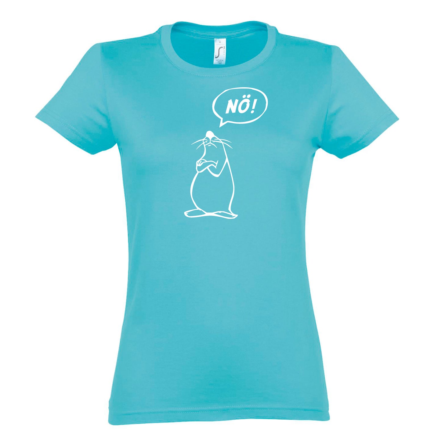 FairWear women's t-shirt 'Nö - comic figure' cotton