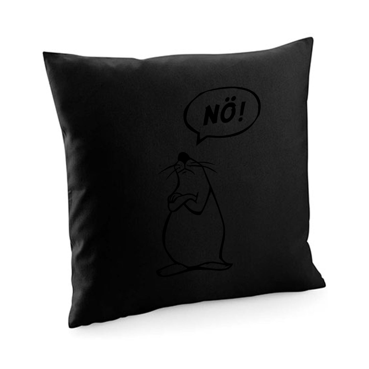 Kissenbezug / cushion cover / Motiv: Nö Comicfigur