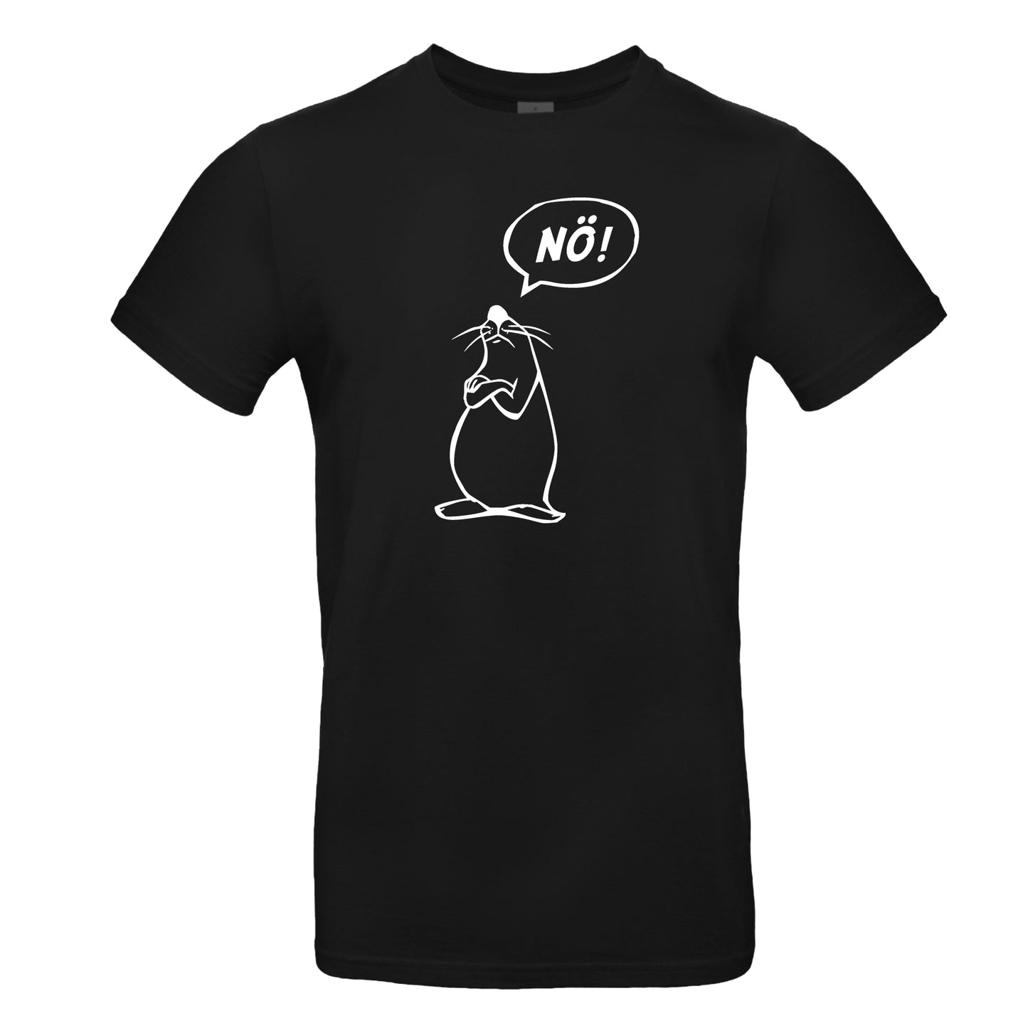 FairWear men's t-shirt 'Nö - comic figure' cotton