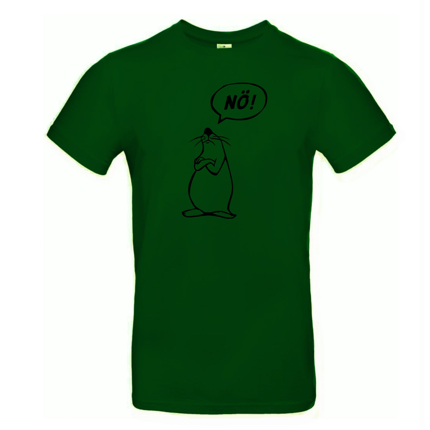FairWear men's t-shirt 'Nö - comic figure' cotton