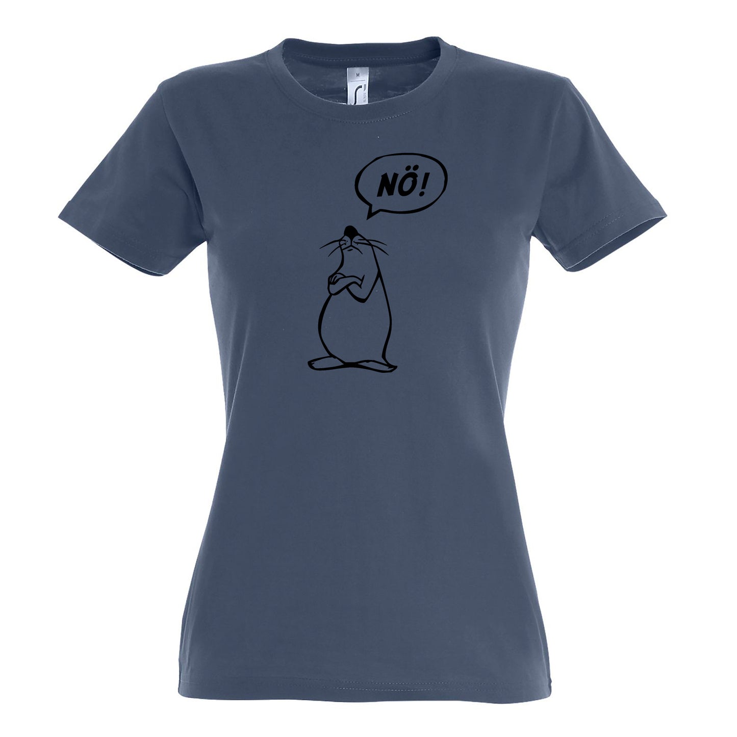 FairWear women's t-shirt 'Nö - comic figure' cotton